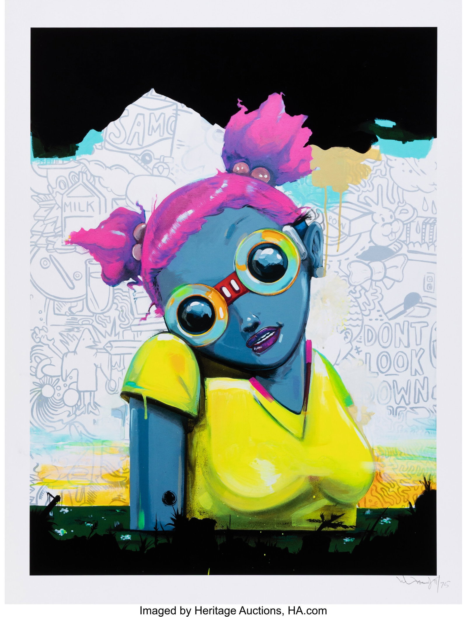 Hebru Brantley (b. 1981) No Gardens Pt. II, 2016 (1 of 1)