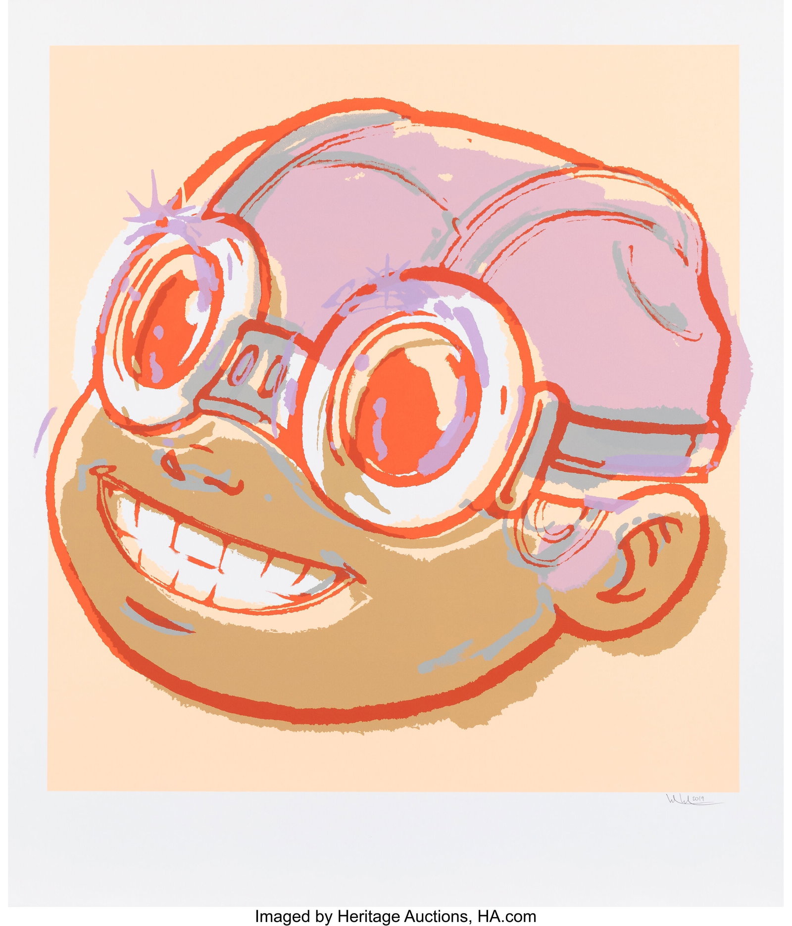 Hebru Brantley (b. 1981) Smile, 2019 Screenprint (1 of 1)