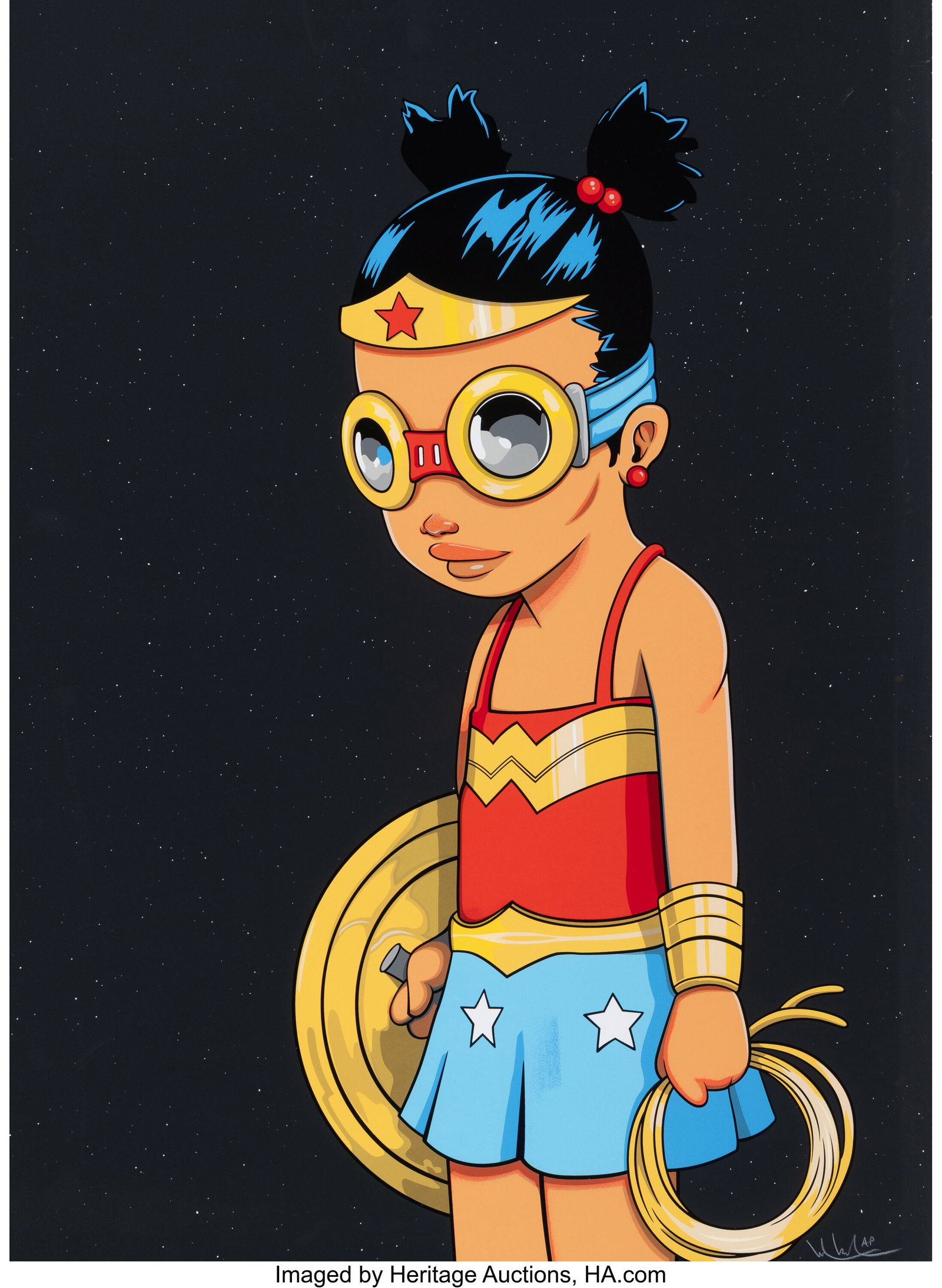 Hebru Brantley (b. 1981) Wonder, 2018 Screenprin (1 of 1)