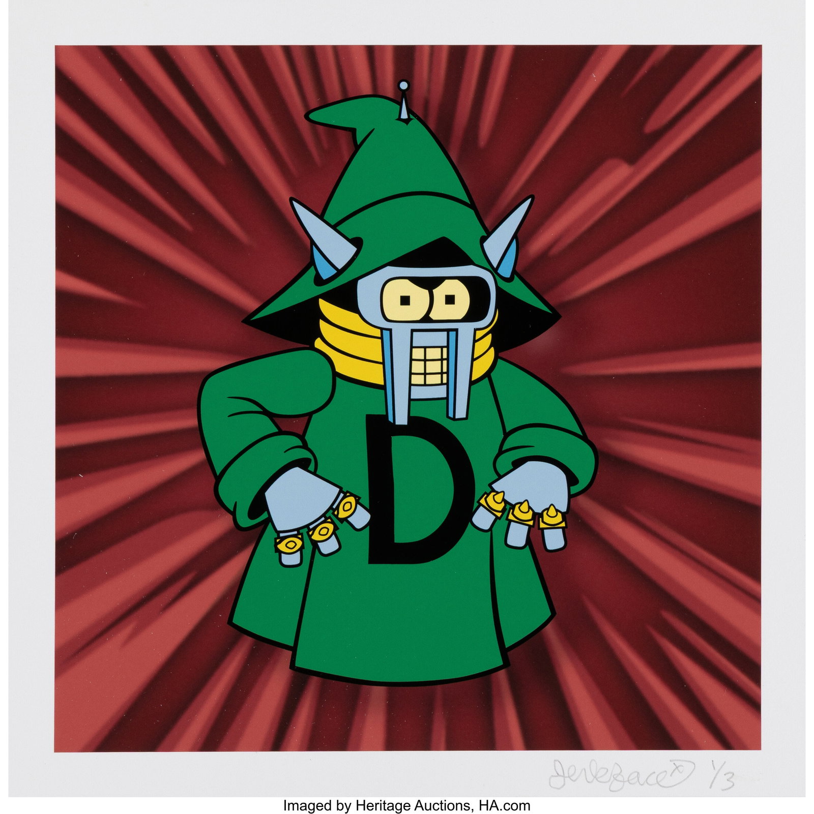 Jerkface (b. 1982) The Orks - Bendo, 2025 Archiv: Jerkface (b. 1982) The Orks - Bendo, 2025 Archival pigment print in colors on wove paper 8 x 8 inches (20.3 x 20.3 cm) (sheet) Ed. 1&sol