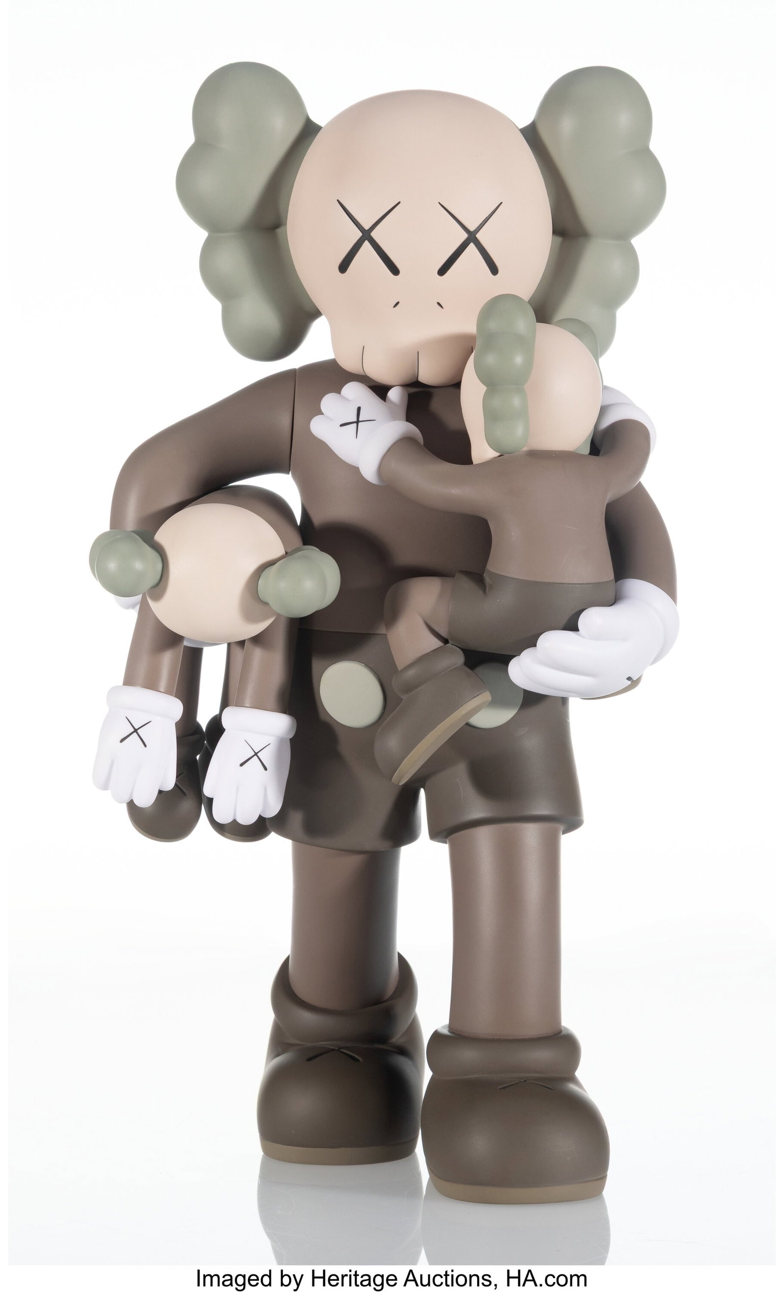KAWS (b. 1974) Clean Slate (Brown), 2018 Painted (1 of 3)