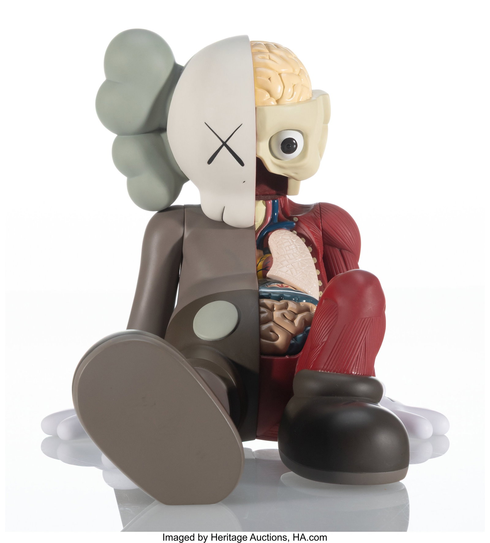 KAWS (b. 1974) Resting Place Companion (Brown),  (1 of 3)