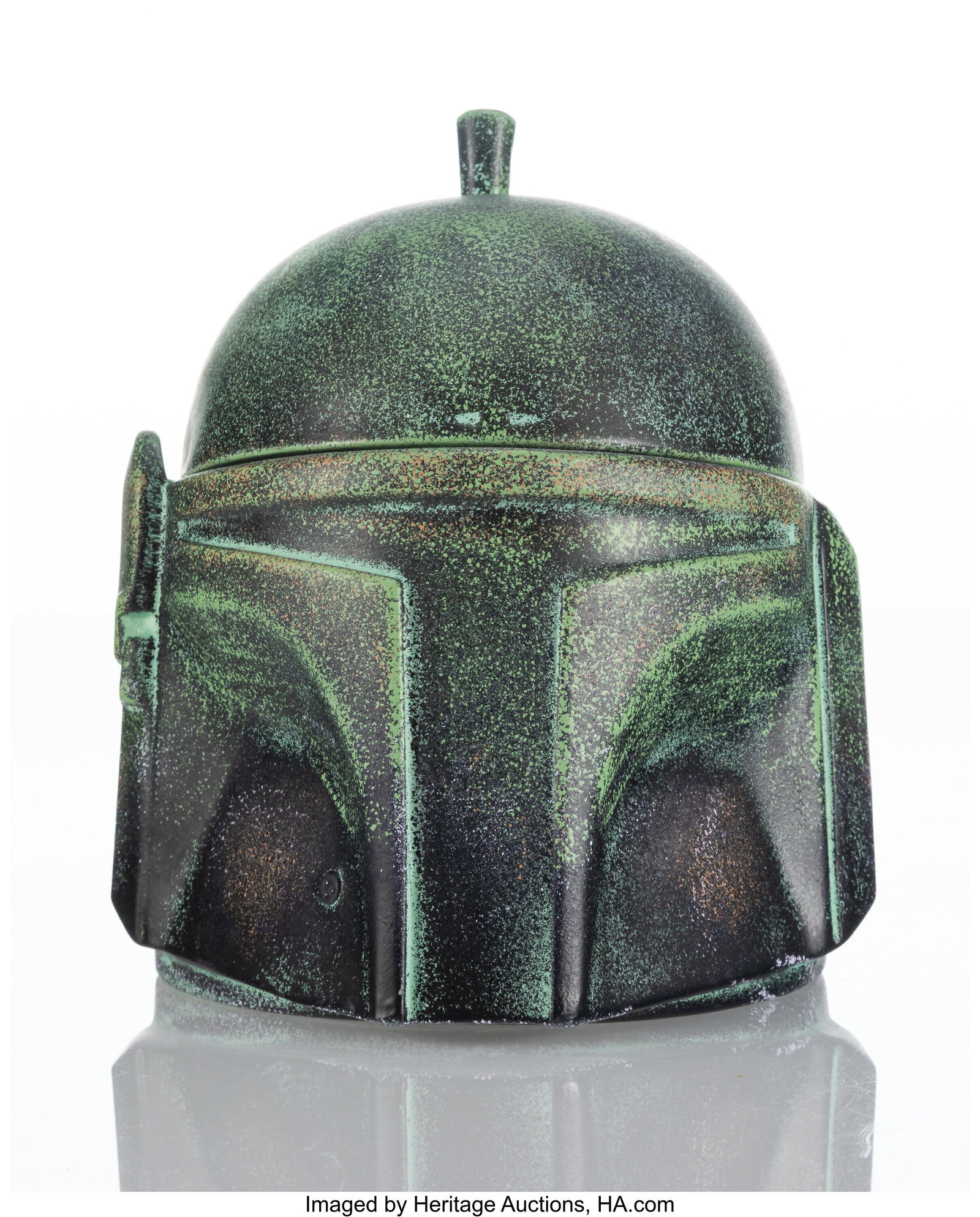 Kith X Star Wars Boba Fett Cookie Jar, 2023 Glaz: Kith X Star Wars Boba Fett Cookie Jar, 2023 Glazed ceramic 7 x 6-1/4 x 6-3/4 inches (17.8 x 15.9 x 17.1 cm) Stamped to underside HID03101062020 © 2026