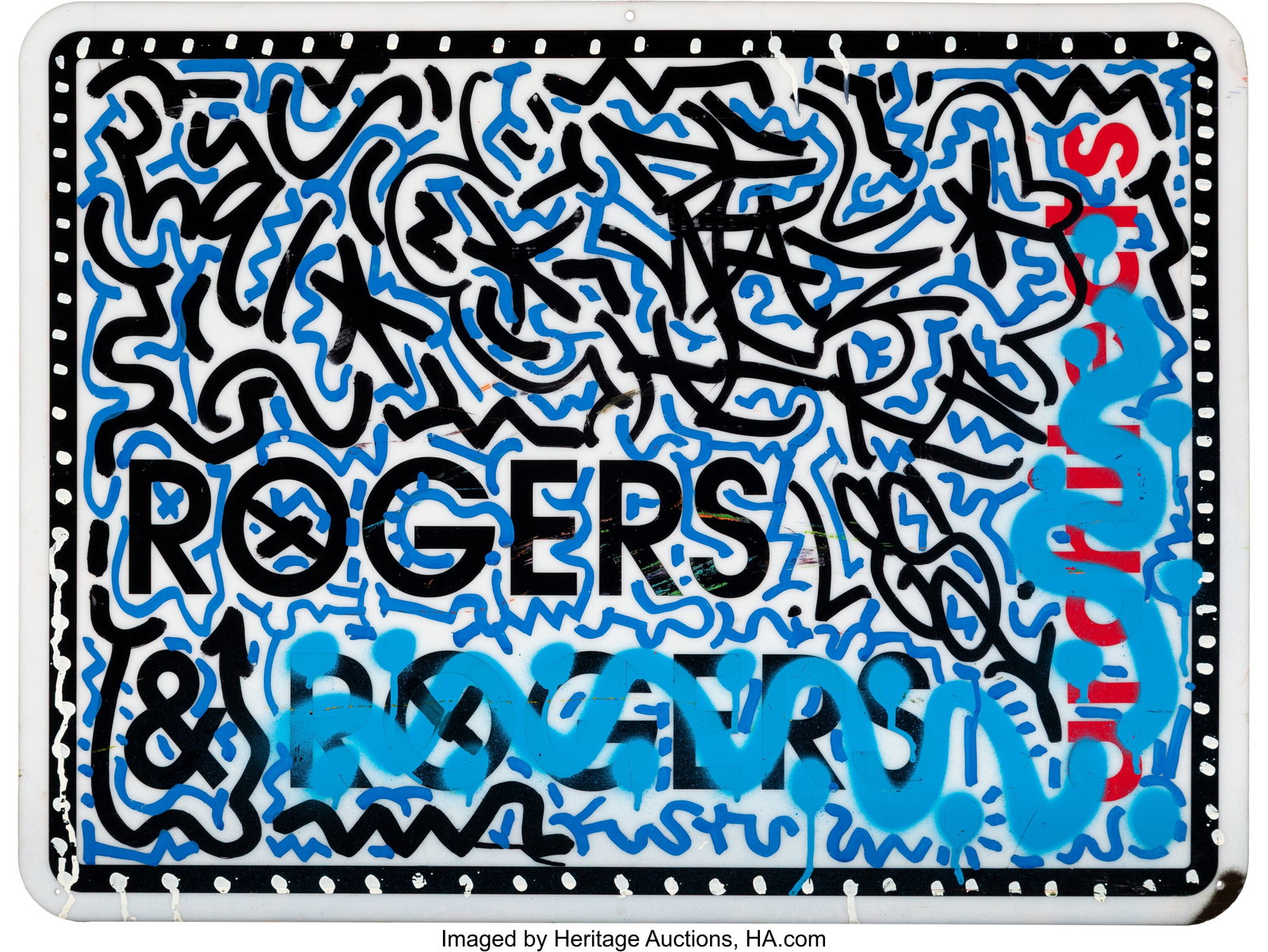 LA II (b. 1967) x Del Bombing the Architect, 201 (1 of 2)