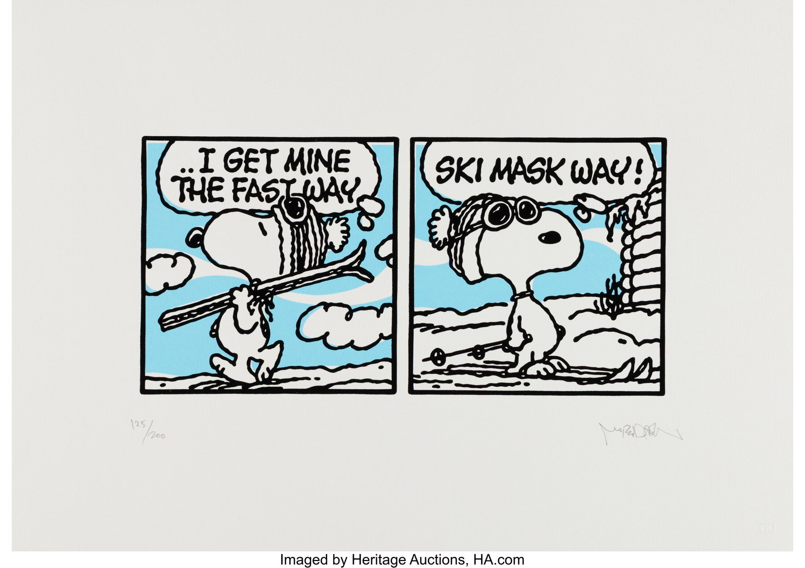 Mark Drew (b. 1978) Ski Mask Way, 2024 Screenpri (1 of 1)