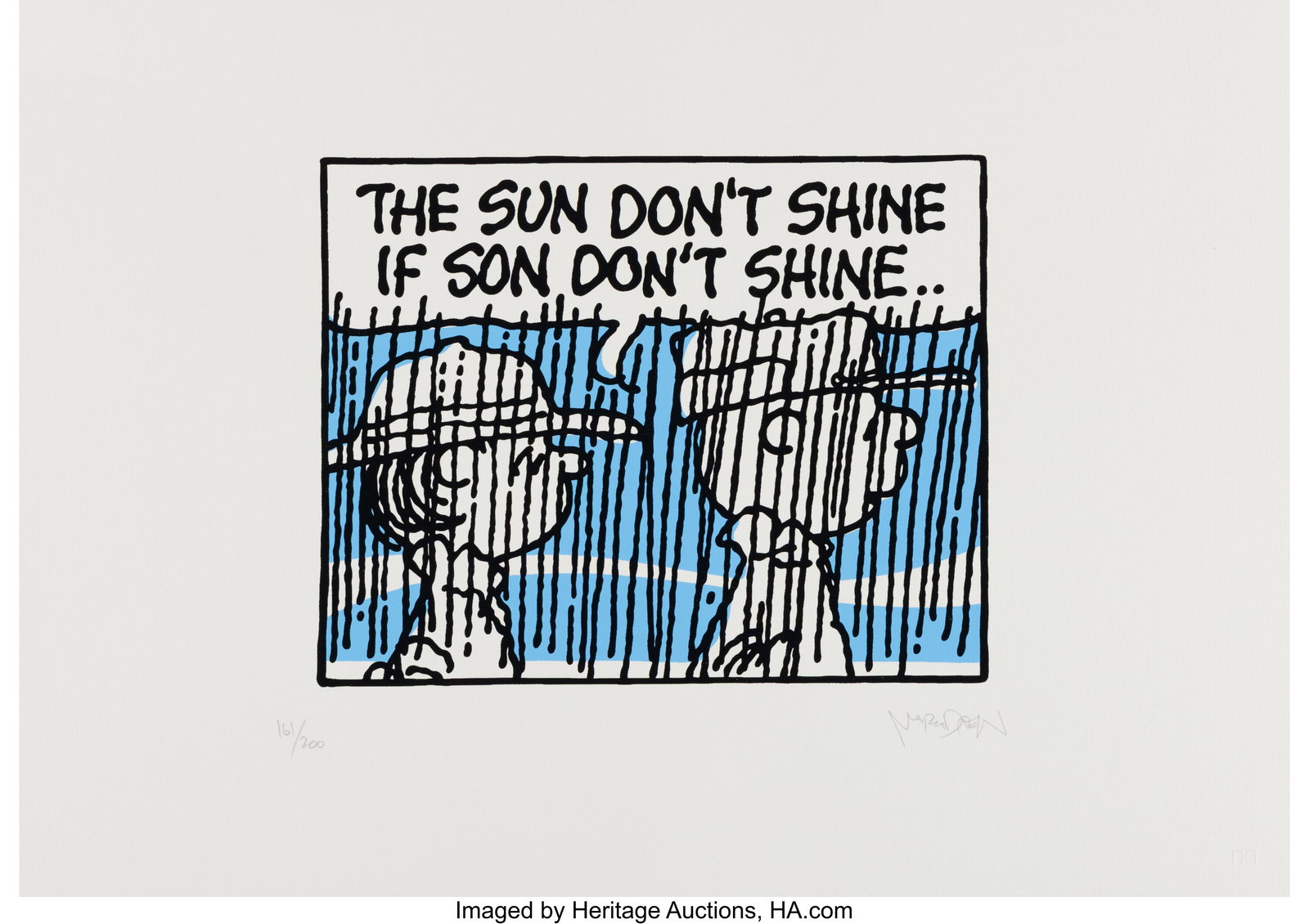Mark Drew (b. 1978) The Sun Don’t Shine, If So (1 of 1)