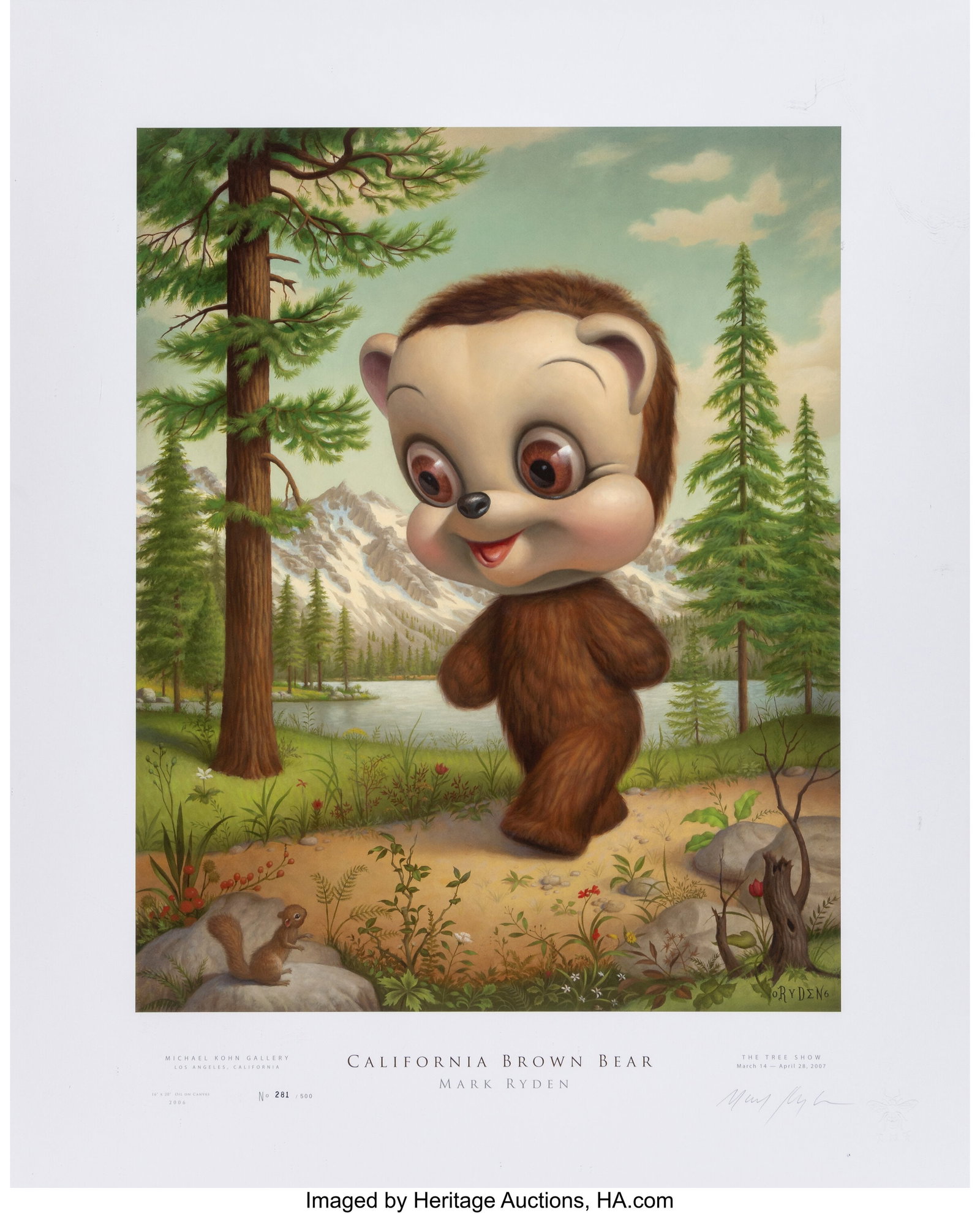 Mark Ryden (b. 1963) California Brown Bear, 2007 (1 of 3)