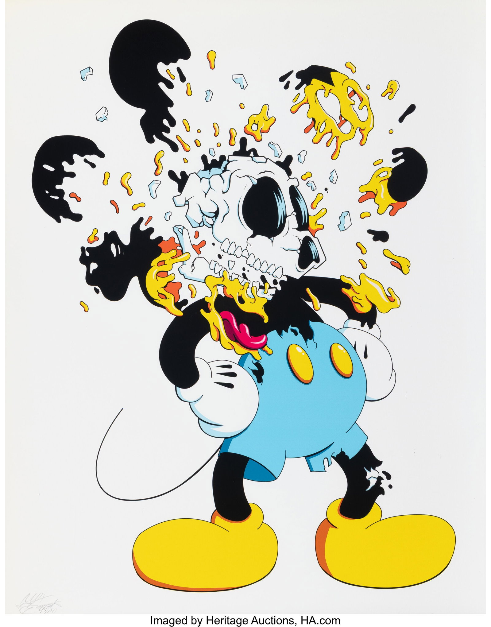 Matt Gondek (b. 1982) Deconstructed Mickey (Blue (1 of 1)