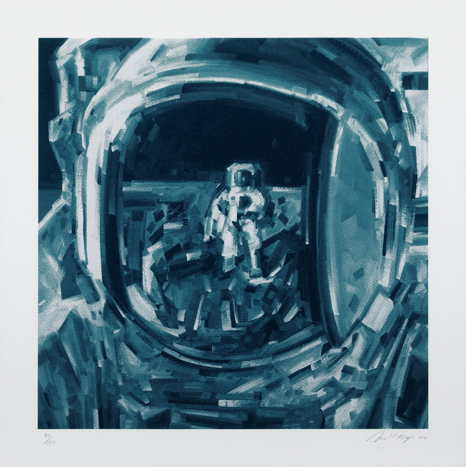 Michael Kagan (b. 1980) Moonwalker, 2024 Screenp (1 of 1)