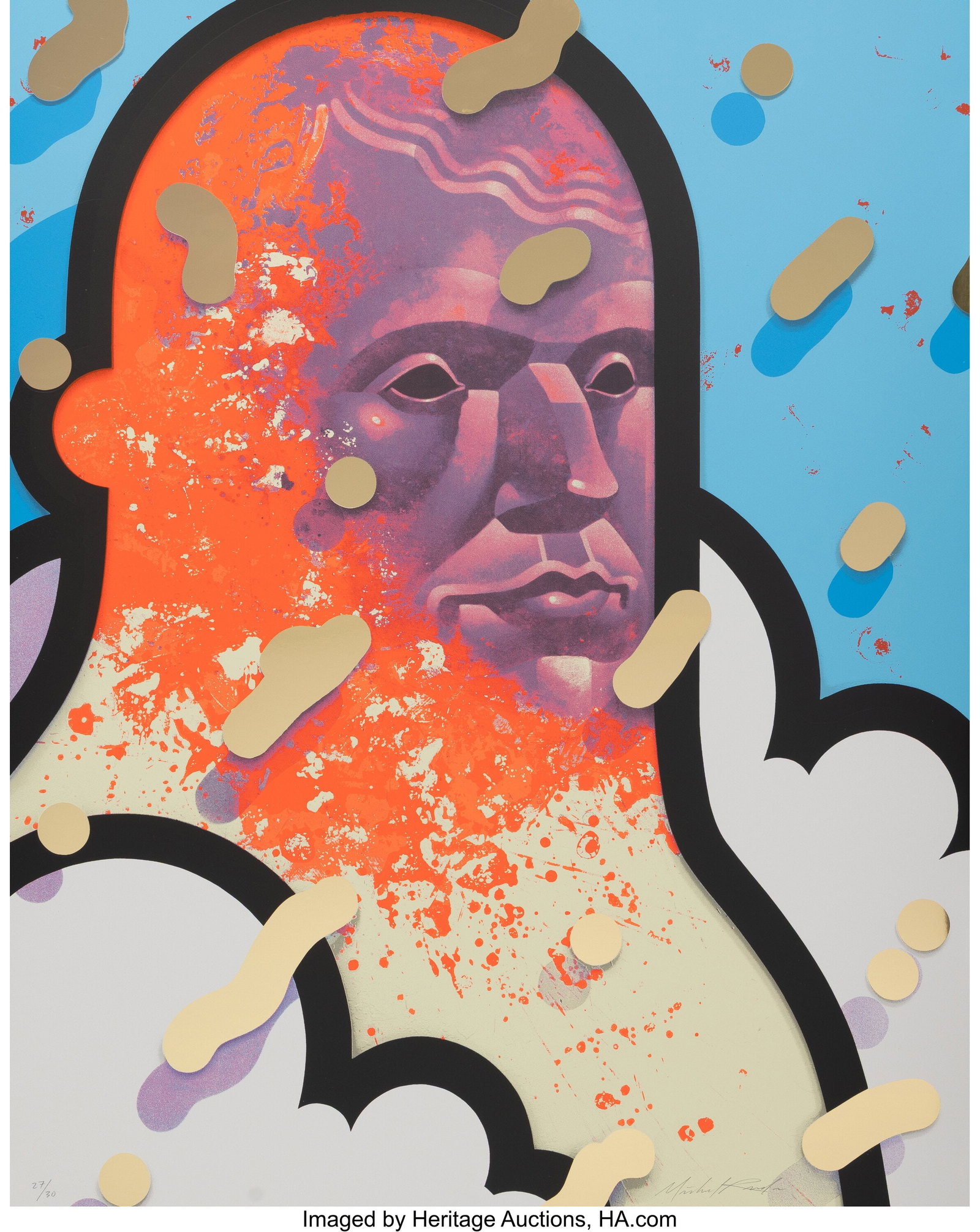 Michael Reeder (b. 1982) Sky High (Gold Variant) (1 of 1)