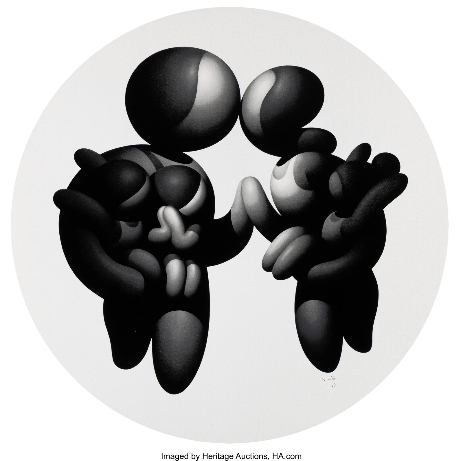Mike Lee (b. 1983) Sweetheart, 2018 Screenprint  (1 of 1)