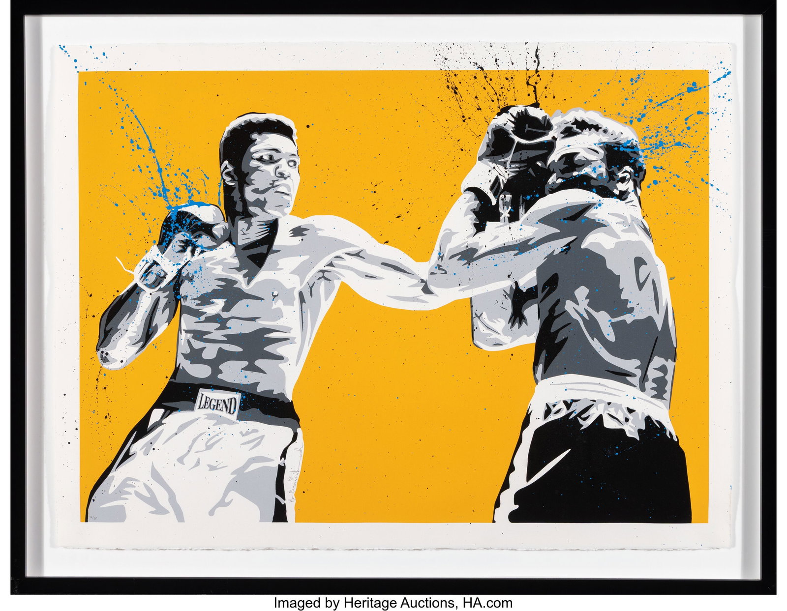 Mr. Brainwash (b. 1966) Legend (Gold), 2009 Scr: Mr. Brainwash (b. 1966) Legend (Gold), 2009 Screenprint in colors with hand embellishments on wove paper 22-1/2 x 30 inches (57.1 x 76.2 
