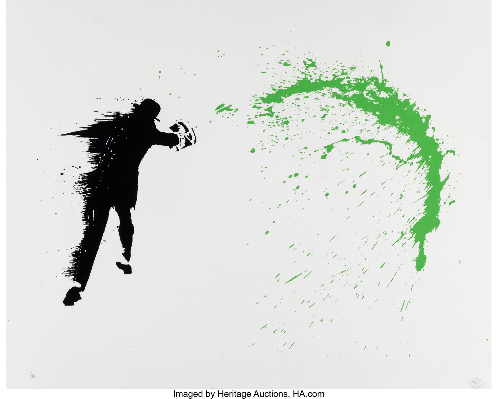 Nick Walker (b. 1969) Coachella (Green), 2015 Tw: Nick Walker (b. 1969) Coachella (Green), 2015 Two-color screenprint on paper 30 x 24 inches (76.2 x 61.0 cm) (sheet) Ed. 73&so