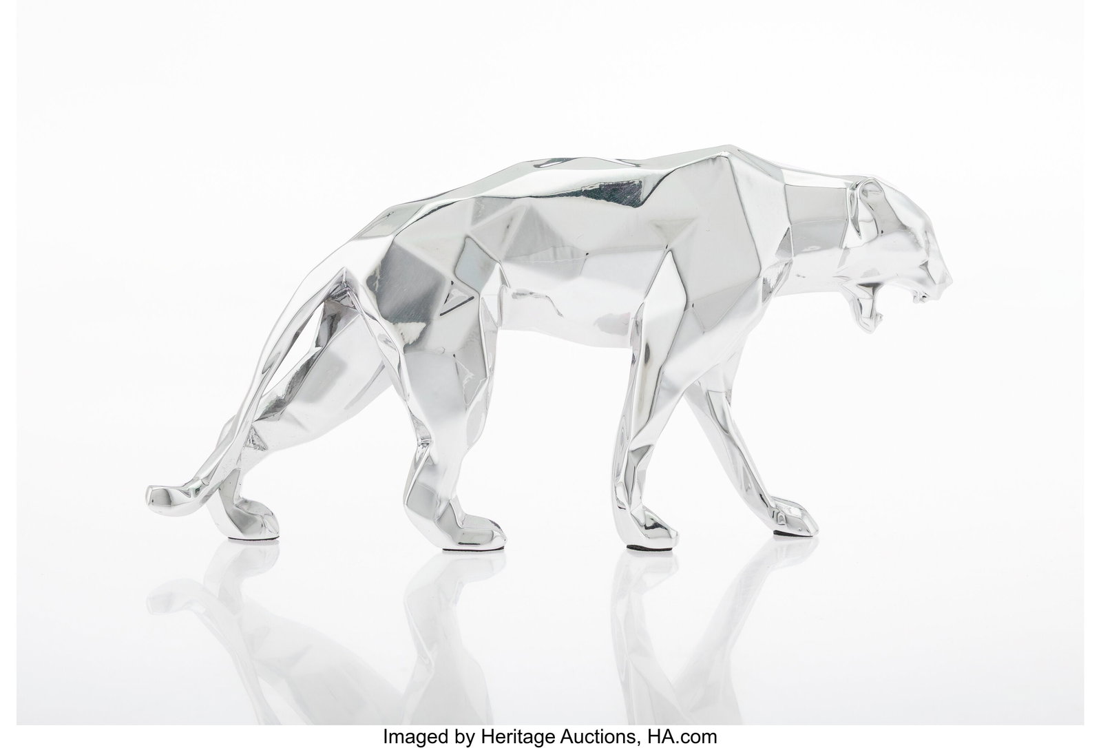 Richard Orlinski (b. 1966) Panther Spirit (Silve: Richard Orlinski (b. 1966) Panther Spirit (Silver) Cast resin with chrome paint 3-1/2 x 7-1/8 x 2-3/4 inches (9 x 18 x 7 cm) HID03101062020 © 2026