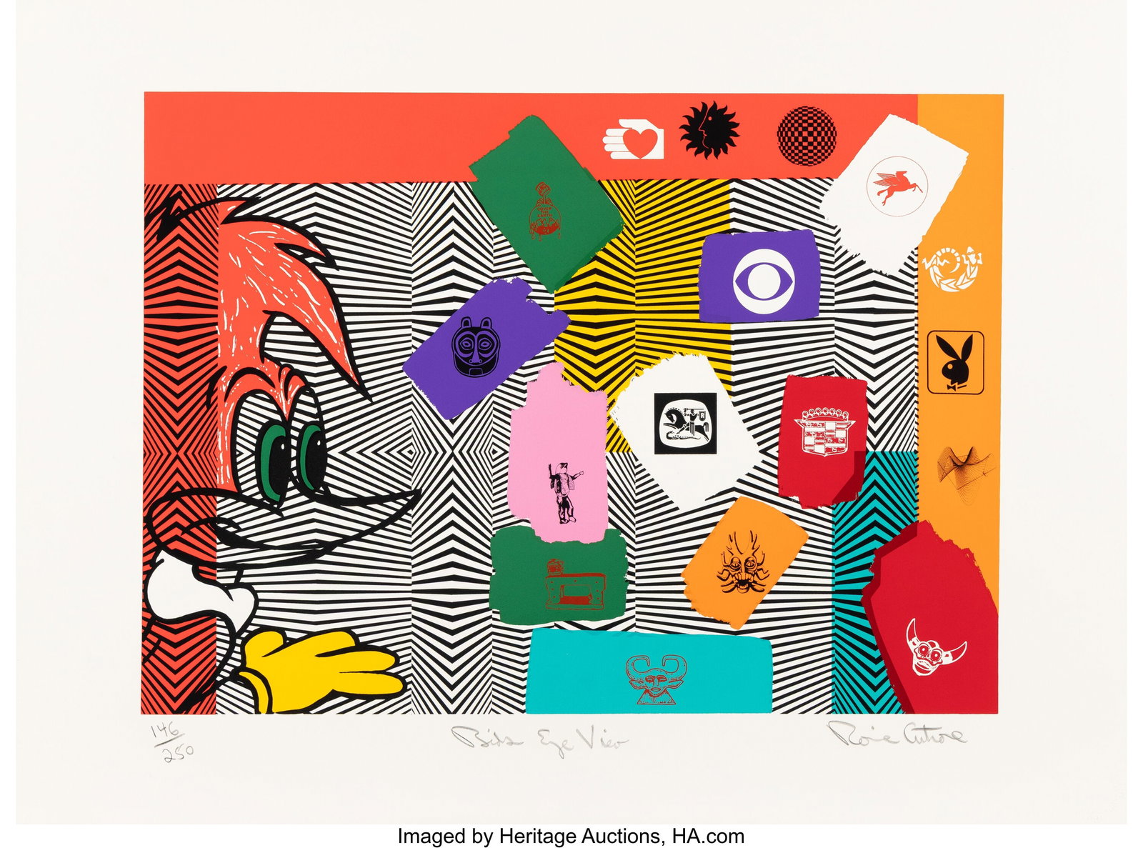Ronnie Cutrone (1948-2013) Bird's Eye View Scree (1 of 1)