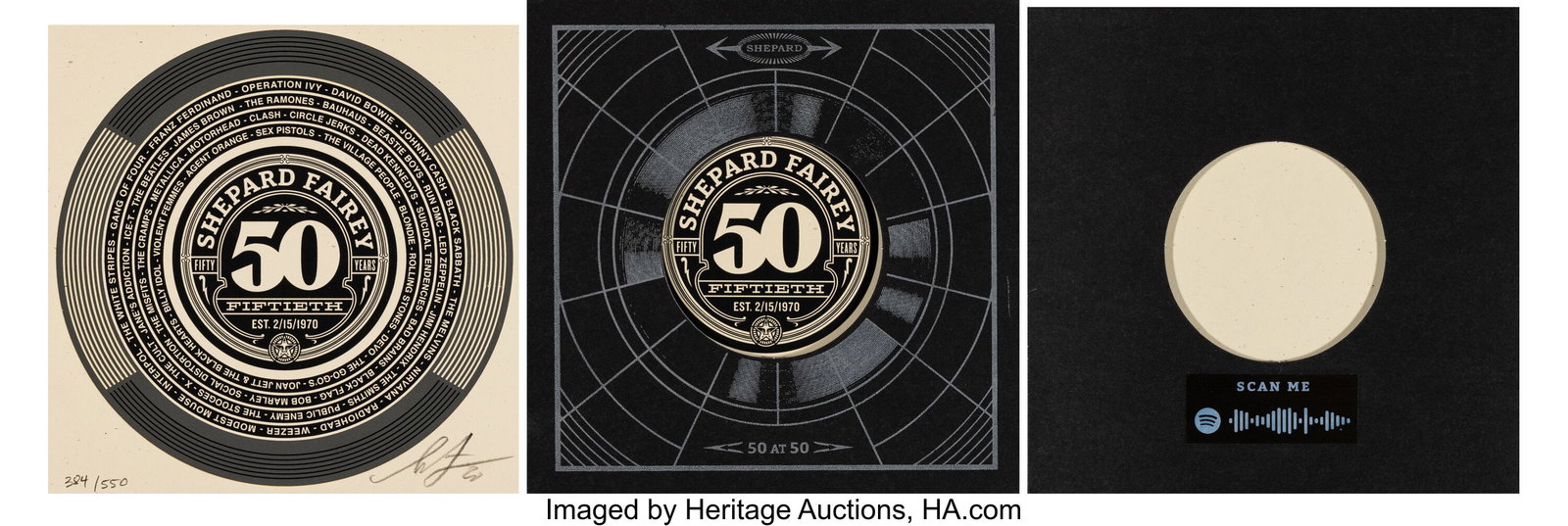 Shepard Fairey (b. 1970) 50 at 50: The Soundtrac (1 of 4)