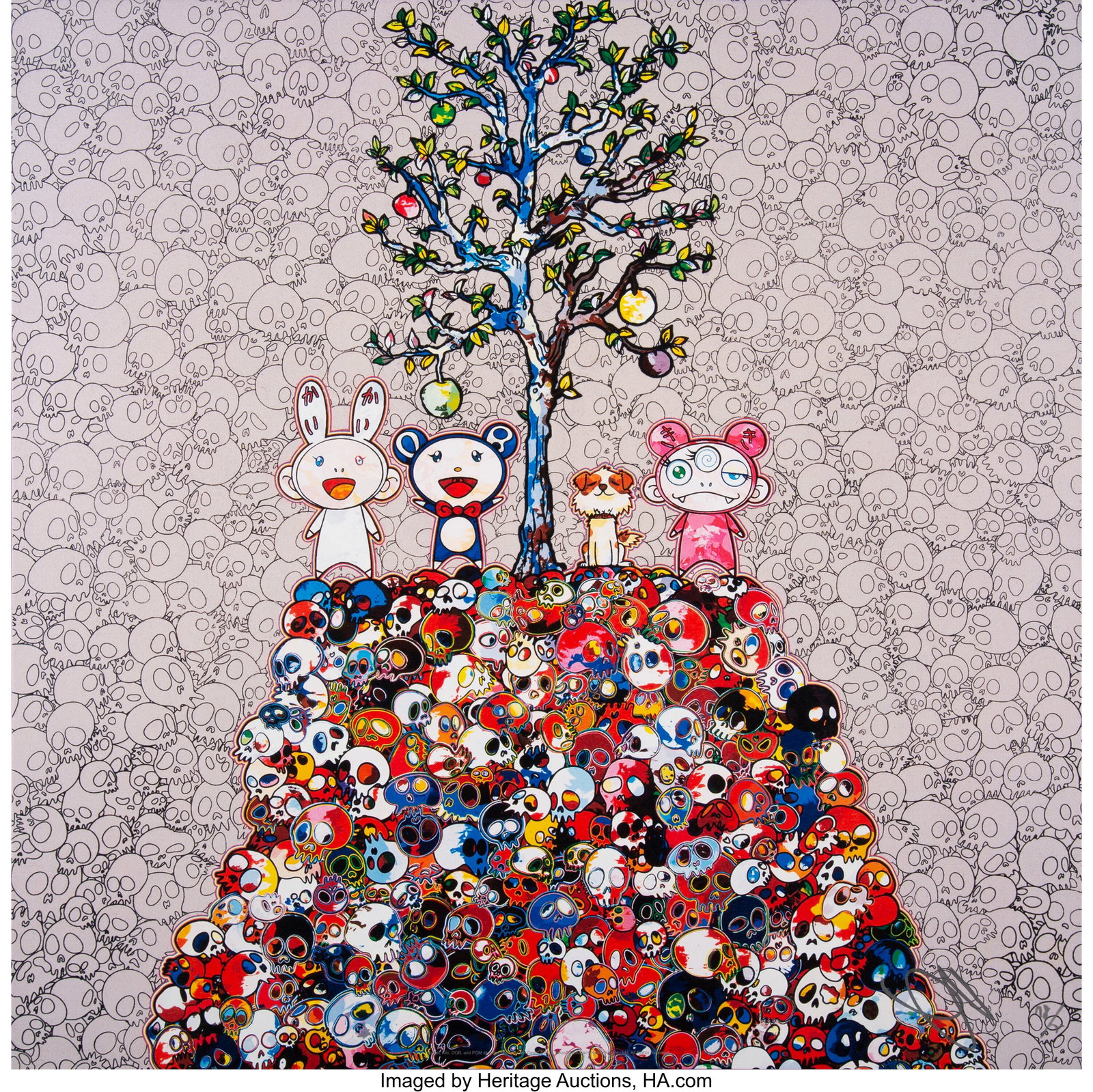Takashi Murakami (b. 1962) Kaikai, Kiki, DOB, an (1 of 1)