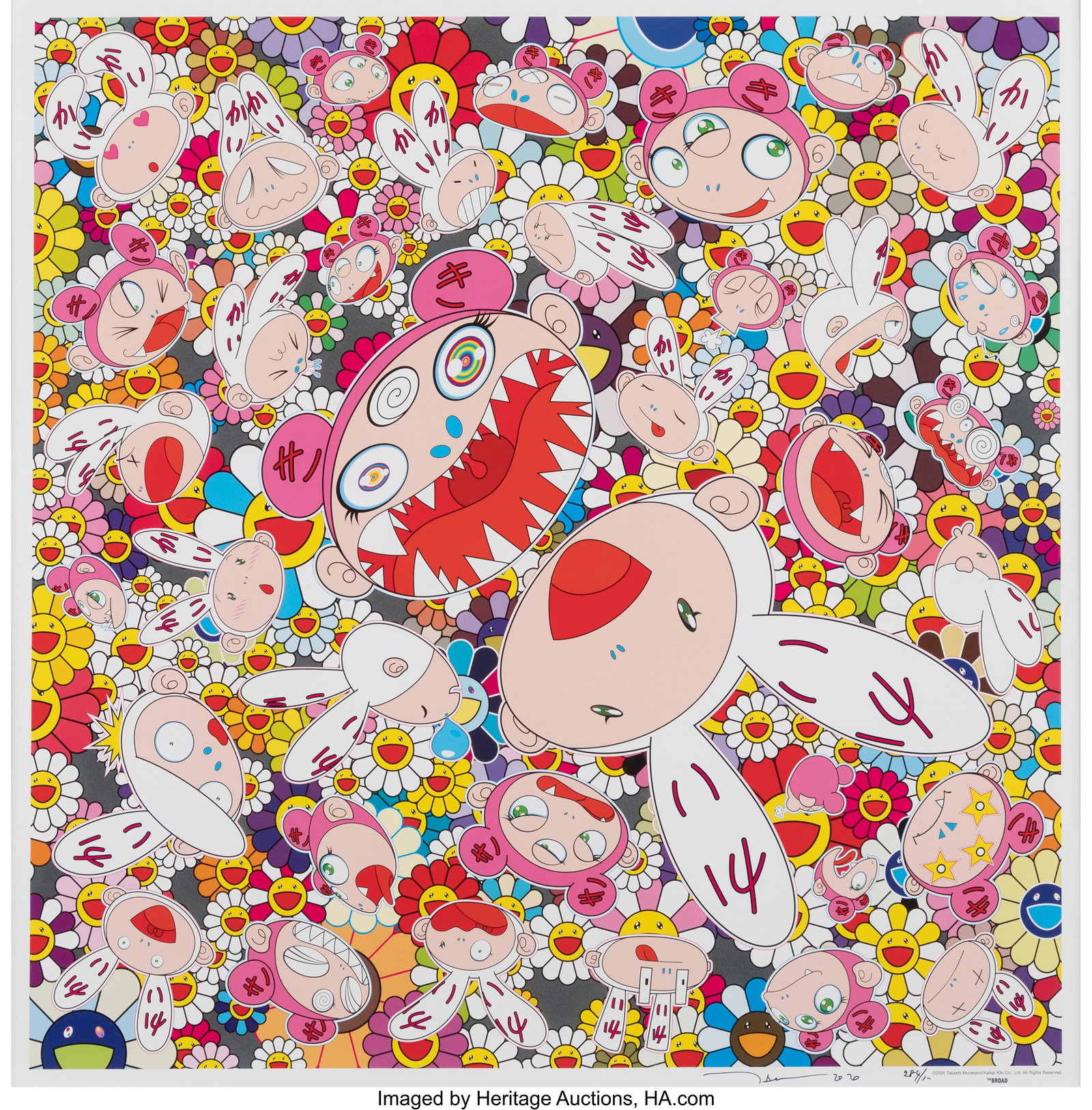 Takashi Murakami (b. 1962) Round and Round, The  (1 of 2)