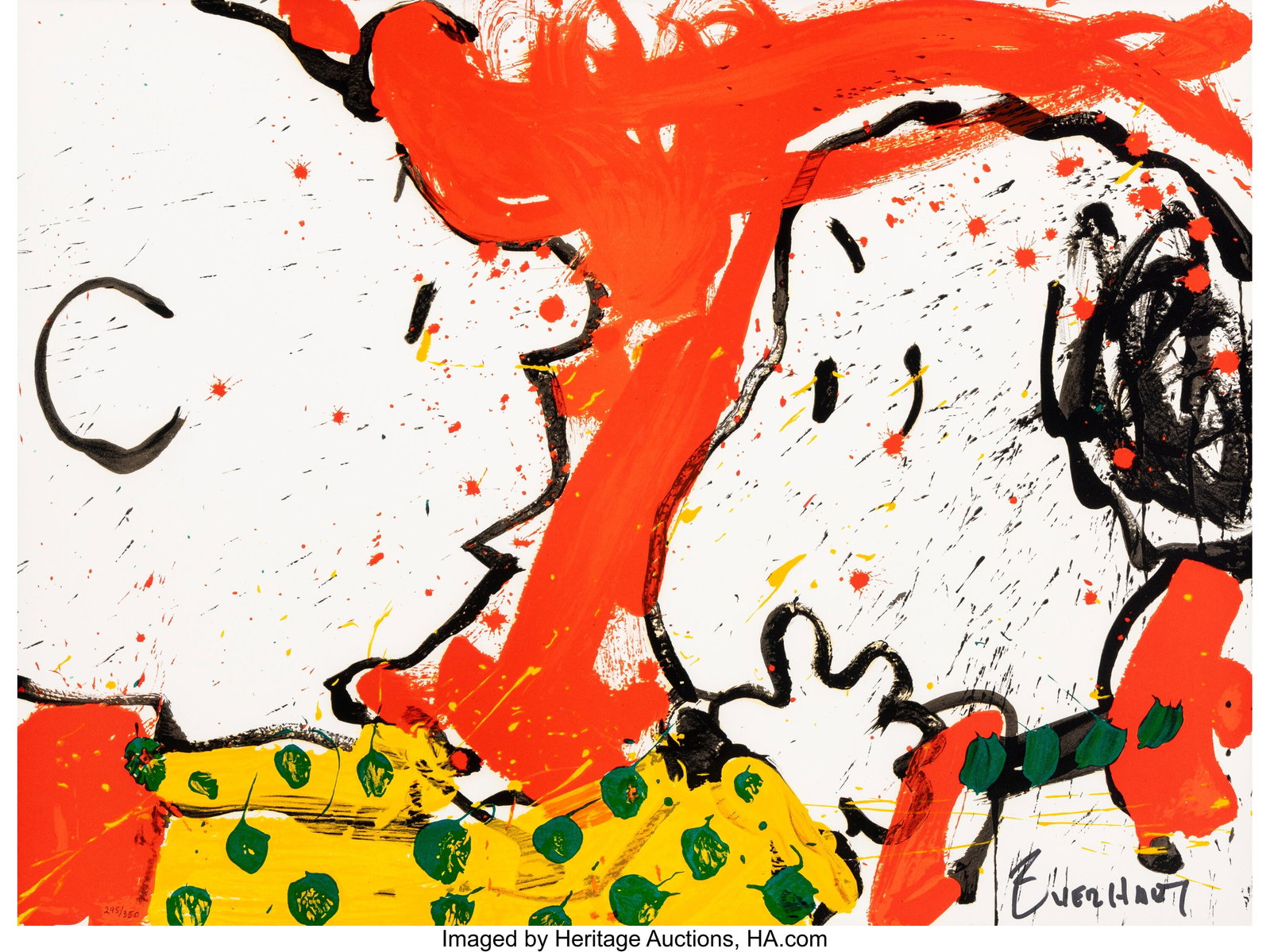 Tom Everhart (b. 1952) Doggie Dearest, 2001 Lith (1 of 2)