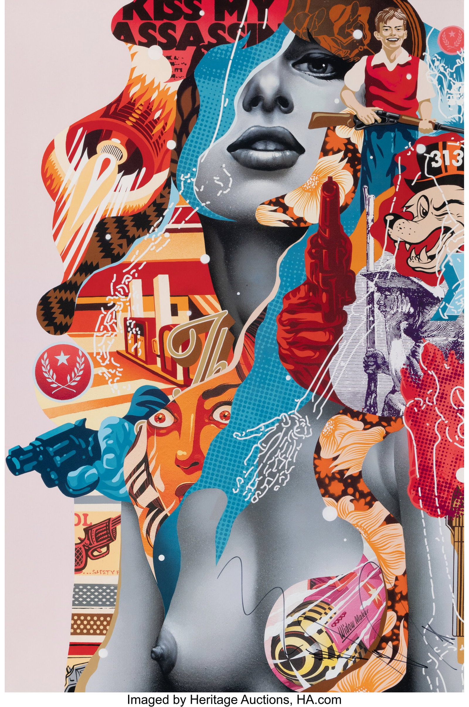 Tristan Eaton (b. 1978) Kiss My Assassin, 2020 O (1 of 1)