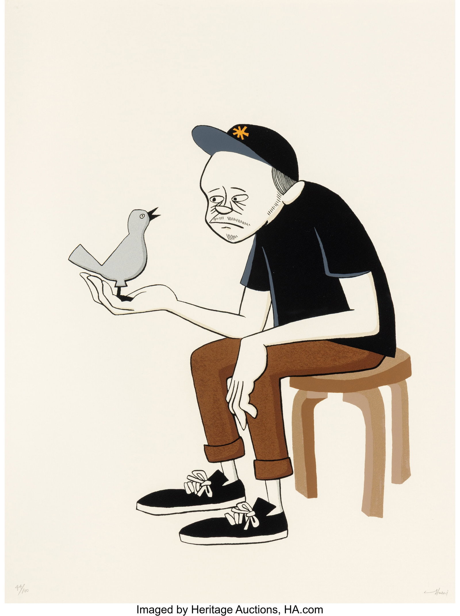 Yusuke Hanai (b. 1978) We Will Fly Again, 2021 S: Yusuke Hanai (b. 1978) We Will Fly Again, 2021 Screenprint in colors on wove paper 24 x 18 inches (61.0 x 45.7 cm) (sheet) Ed. 44/10