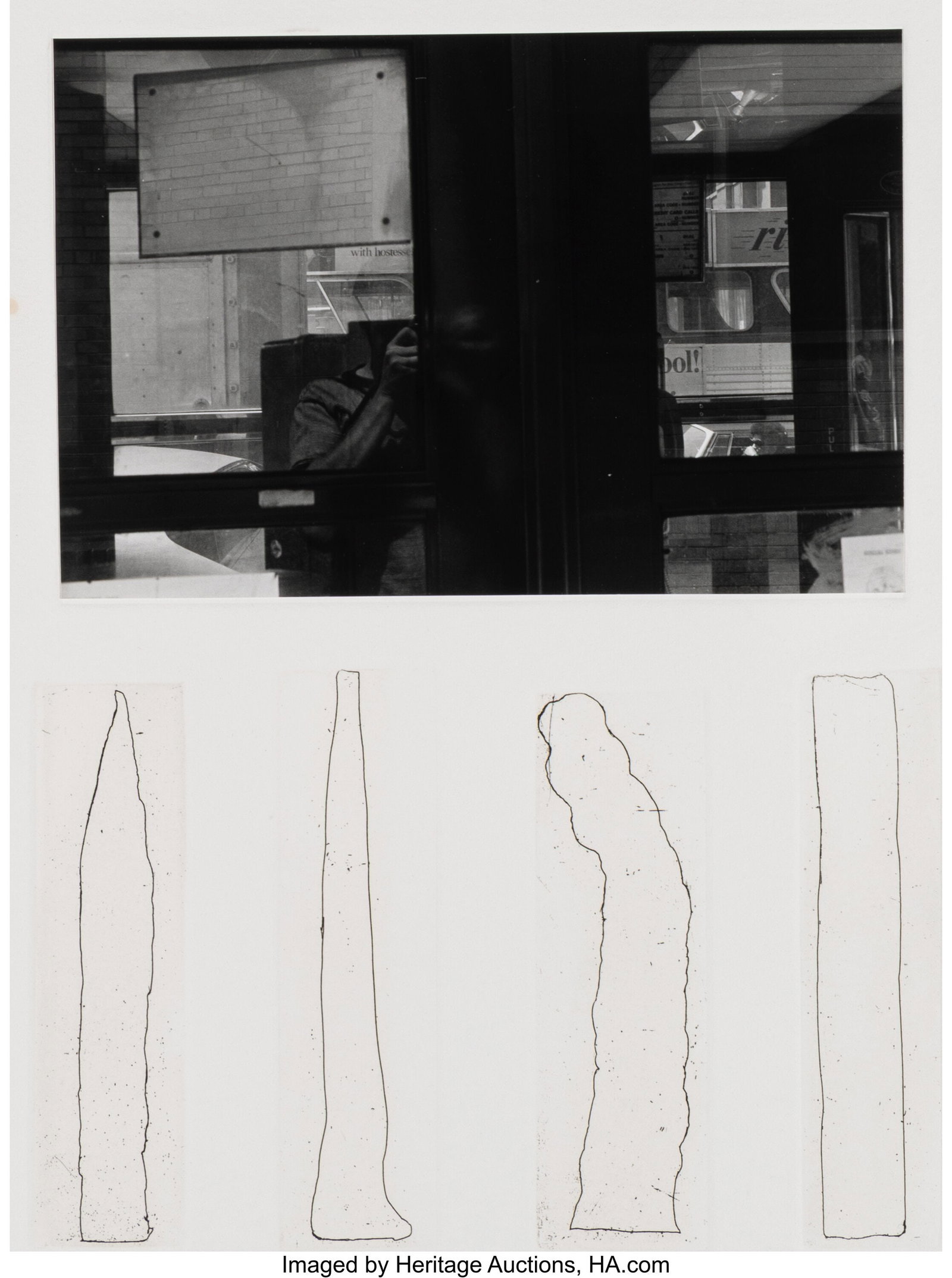 Lee Friedlander (American, b. 1934) and Jim Dine (1 of 3)