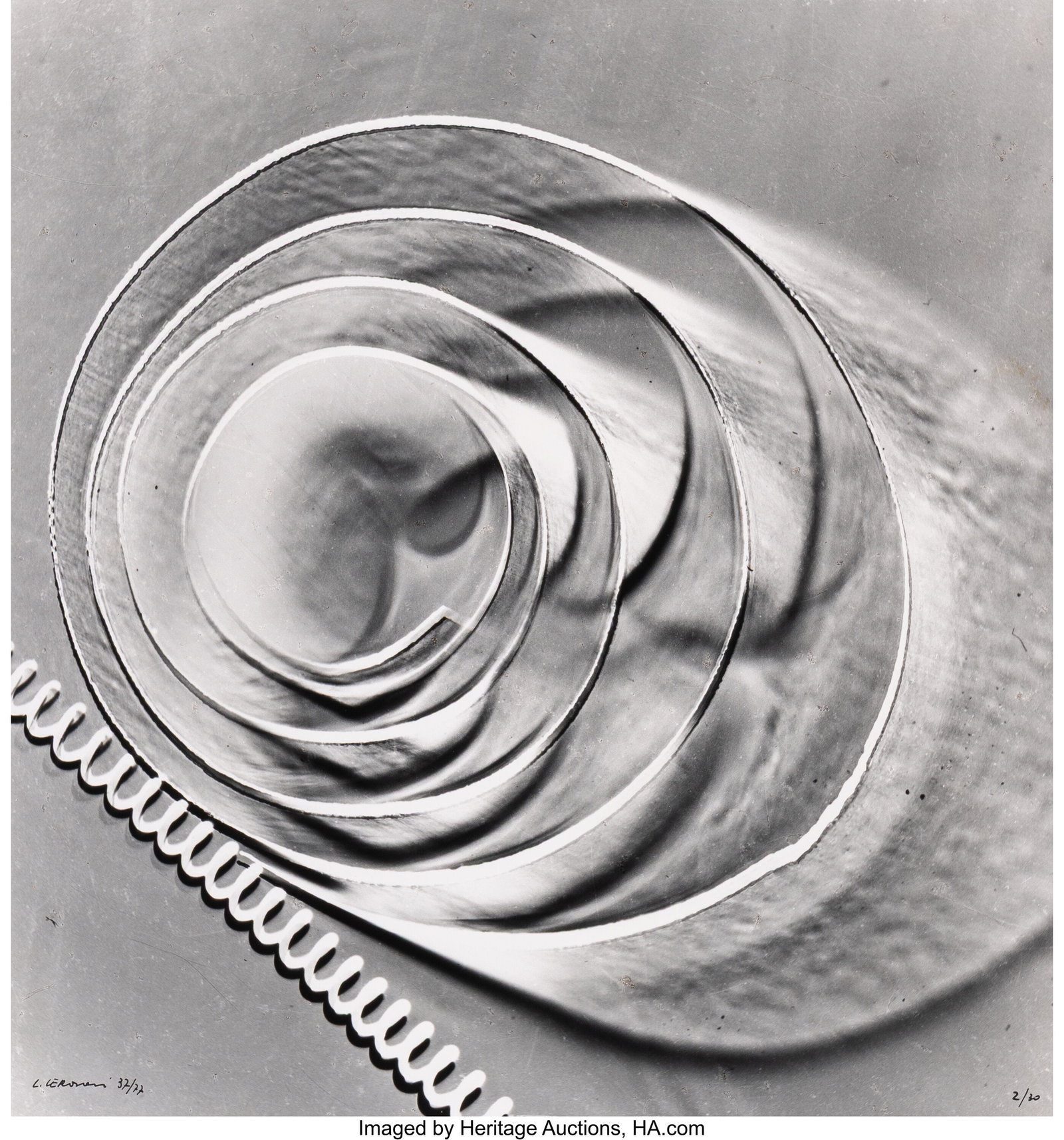Luigi Veronesi (Italian, 1908-1998) Fotogramma N: Luigi Veronesi (Italian, 1908-1998) Fotogramma No. 33, 1937 Gelatin silver print, printed 1977 12 x 11-1/4 inches (30.5 x 28.6 cm) (