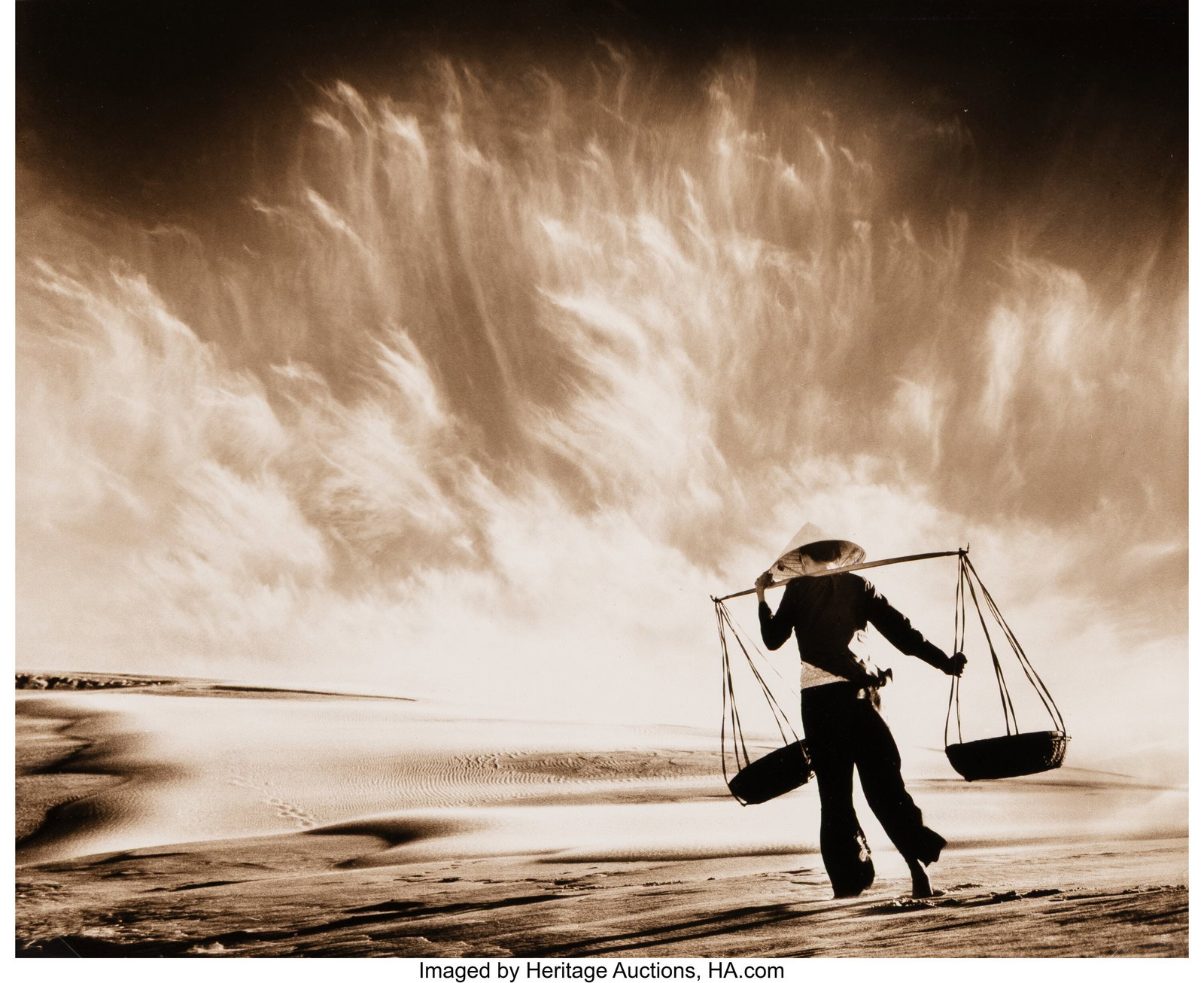 Don Hong-Oai (Chinese, 1929-2004) Sandstorm, Vie: Don Hong-Oai (Chinese, 1929-2004) Sandstorm, Vietnam, 1969 Toned gelatin silver print 11 x 14 inches (27.9 x 35.6 cm) (image/sheet) Ph