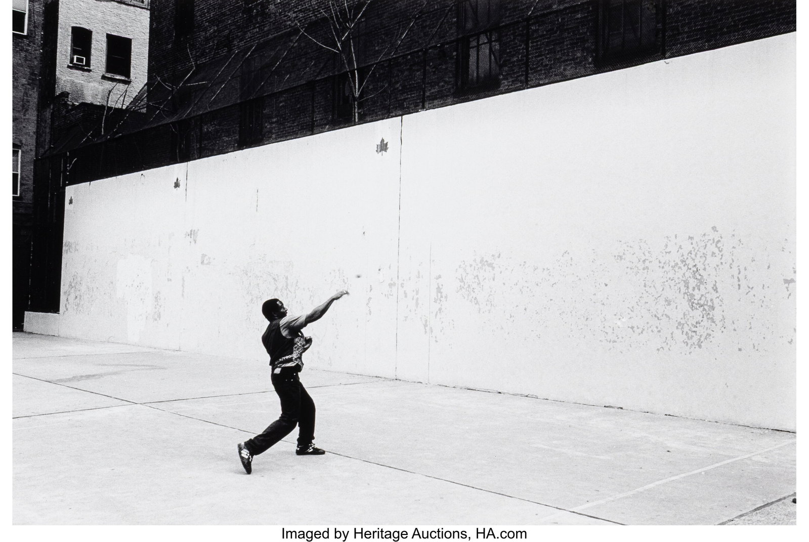 Paul Greenberg (American, 1935-2022) Handball, N: Paul Greenberg (American, 1935-2022) Handball, New York City, 1996 Gelatin silver print 7-5/8 x 11-1/2 inches (19.4 x 29.2 cm) (image&r