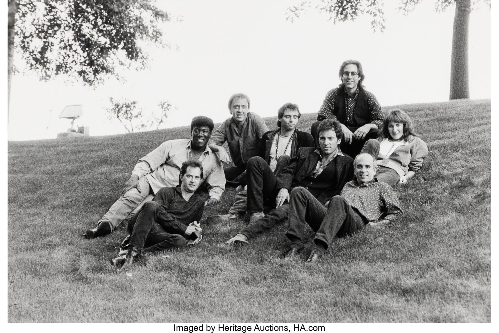 David Gahr (American, 1922-2008) Bruce Springste: David Gahr (American, 1922-2008) Bruce Springsteen and the E Street Band, 1973 Gelatin silver print, printed later 6 x 8-3/4 inches (15.2 x 22.2 cm&r