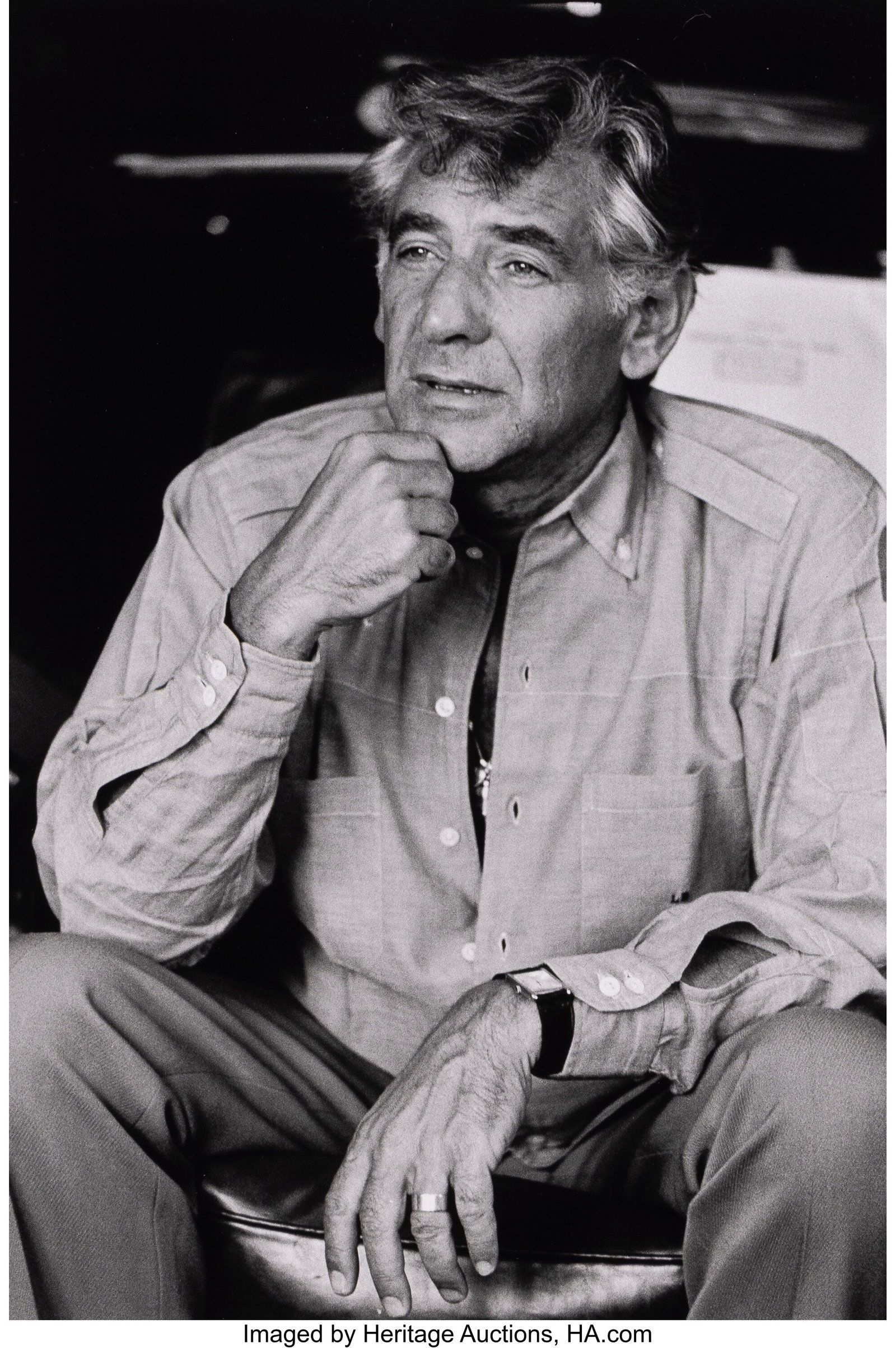 David Gahr (American, 1922-2008) Leonard Bernste (1 of 3)