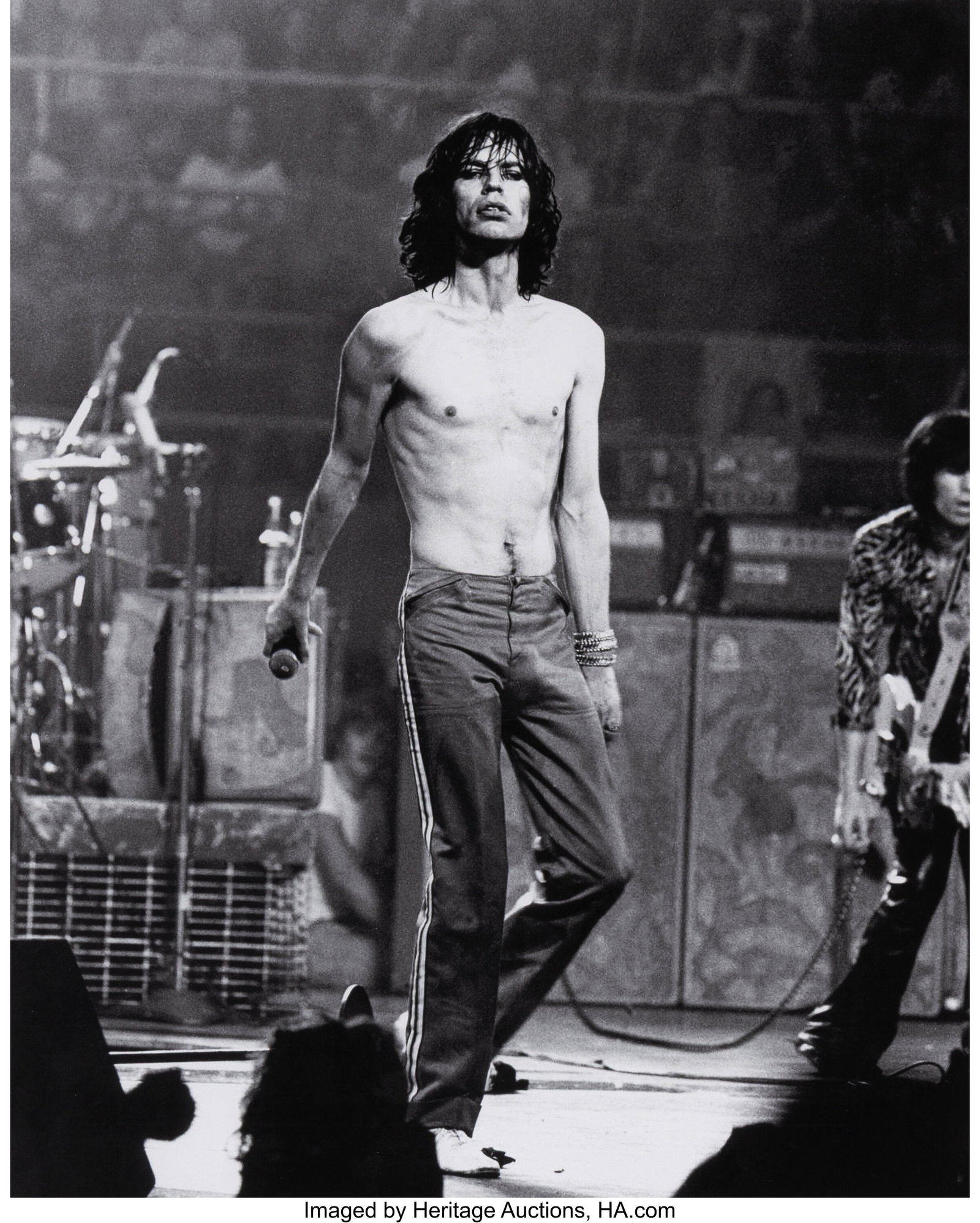 John Rowlands (Canadian, b. 1947) Mick Jagger, 1: John Rowlands (Canadian, b. 1947) Mick Jagger, 1975 Digital pigment print, printed later 18-1/2 x 14-7/8 inches (47.0 x 37.8 cm) &lpa