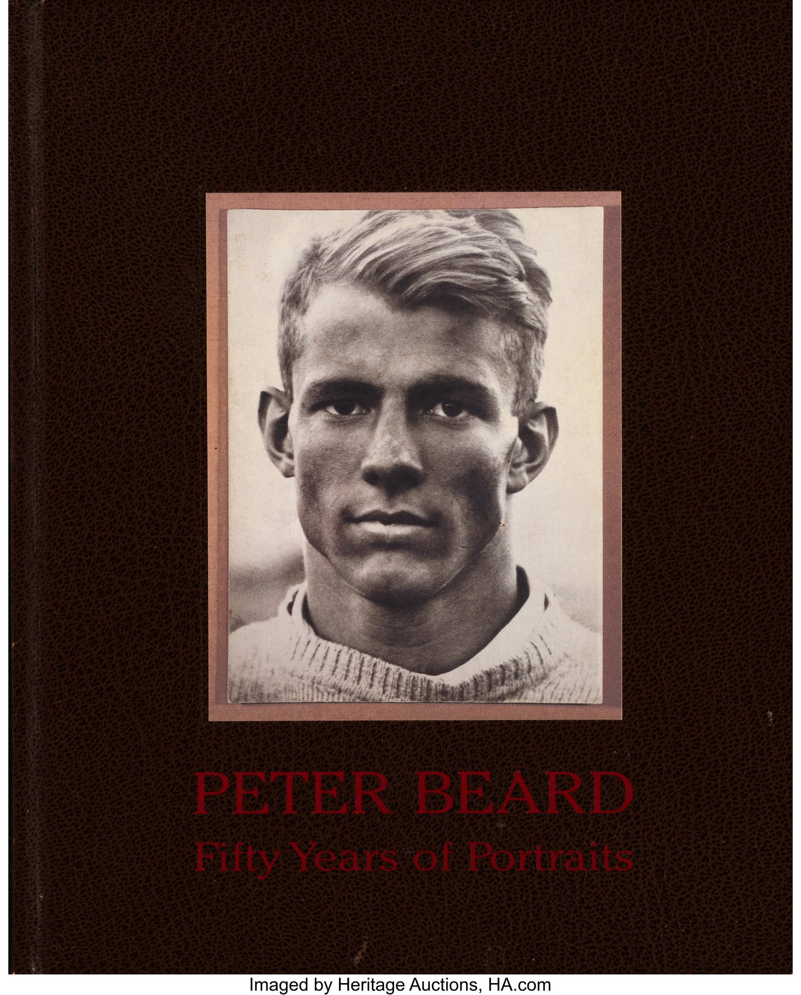 Peter Beard (American, 1938-2020) Fifty Years of: Peter Beard (American, 1938-2020) Fifty Years of Portraits, 1999 Leather bound 8vo 10-1/4 x 8 inches (26.0 x 20.3 cm) Signed and inscribed in ink&comm