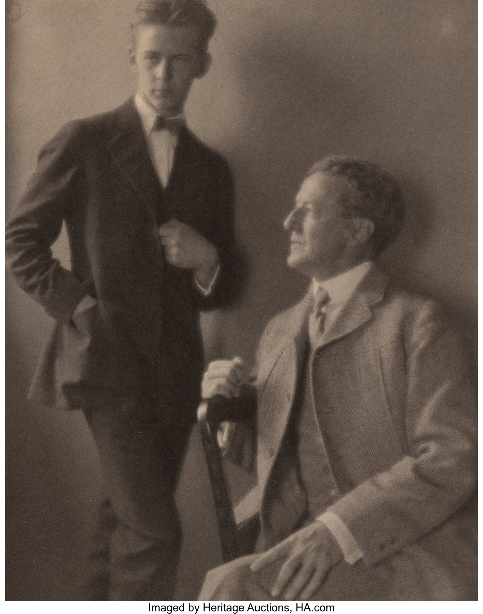Laura Gilpin (American, 1891-1979) Willard van K: Laura Gilpin (American, 1891-1979) Willard van King and his Son, Van King, 1921 Platinum palladium print 9-1/2 x 7-3/4 inches (24.1 x 19.7 cm&rpa
