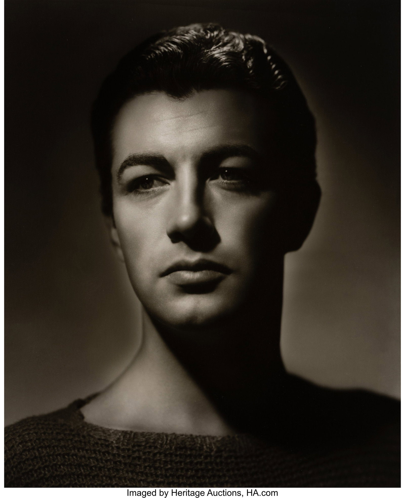 George Hurrell (American, 1904-1992) Robert Tayl: George Hurrell (American, 1904-1992) Robert Taylor, 1936 Gelatin silver print, printed later 19 x 15-1/2 inches (48.3 x 39.4 cm) (image&rpa