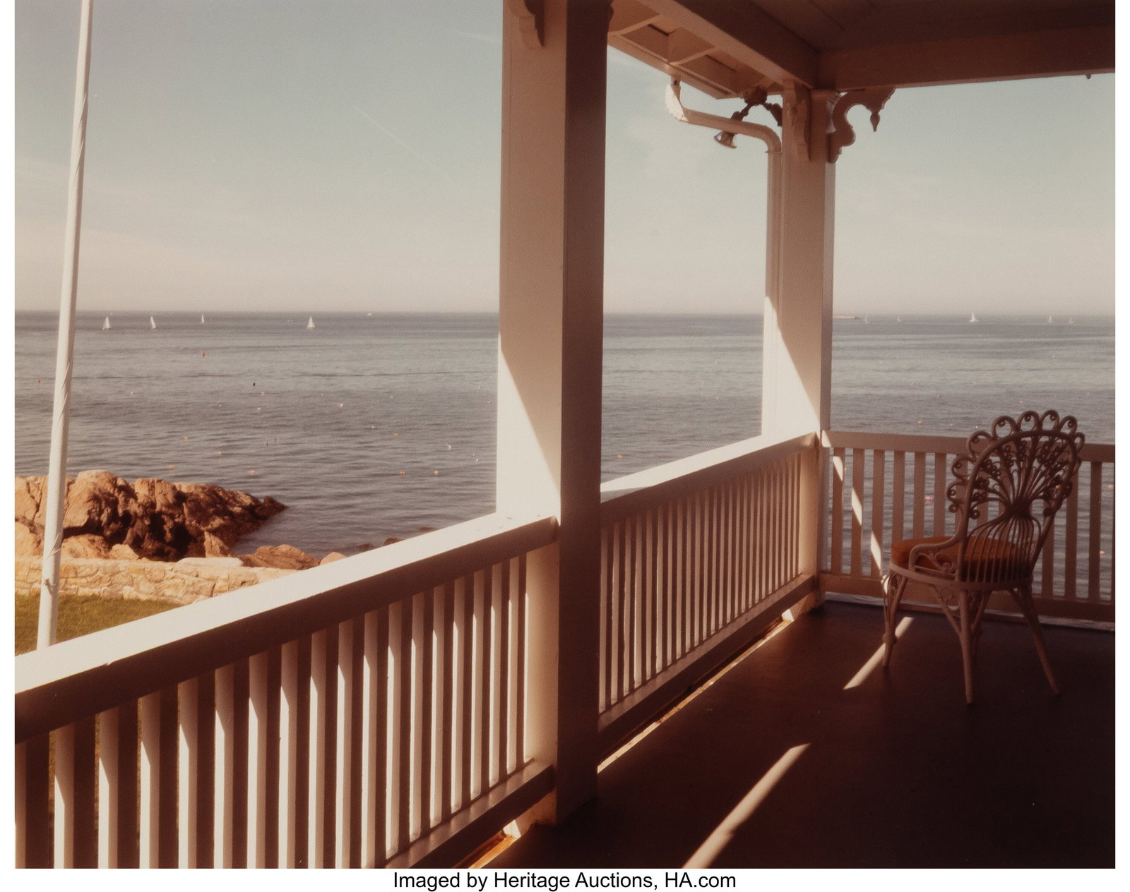 Joel Meyerowitz (American, b. 1938) Porch, Rockp (1 of 3)