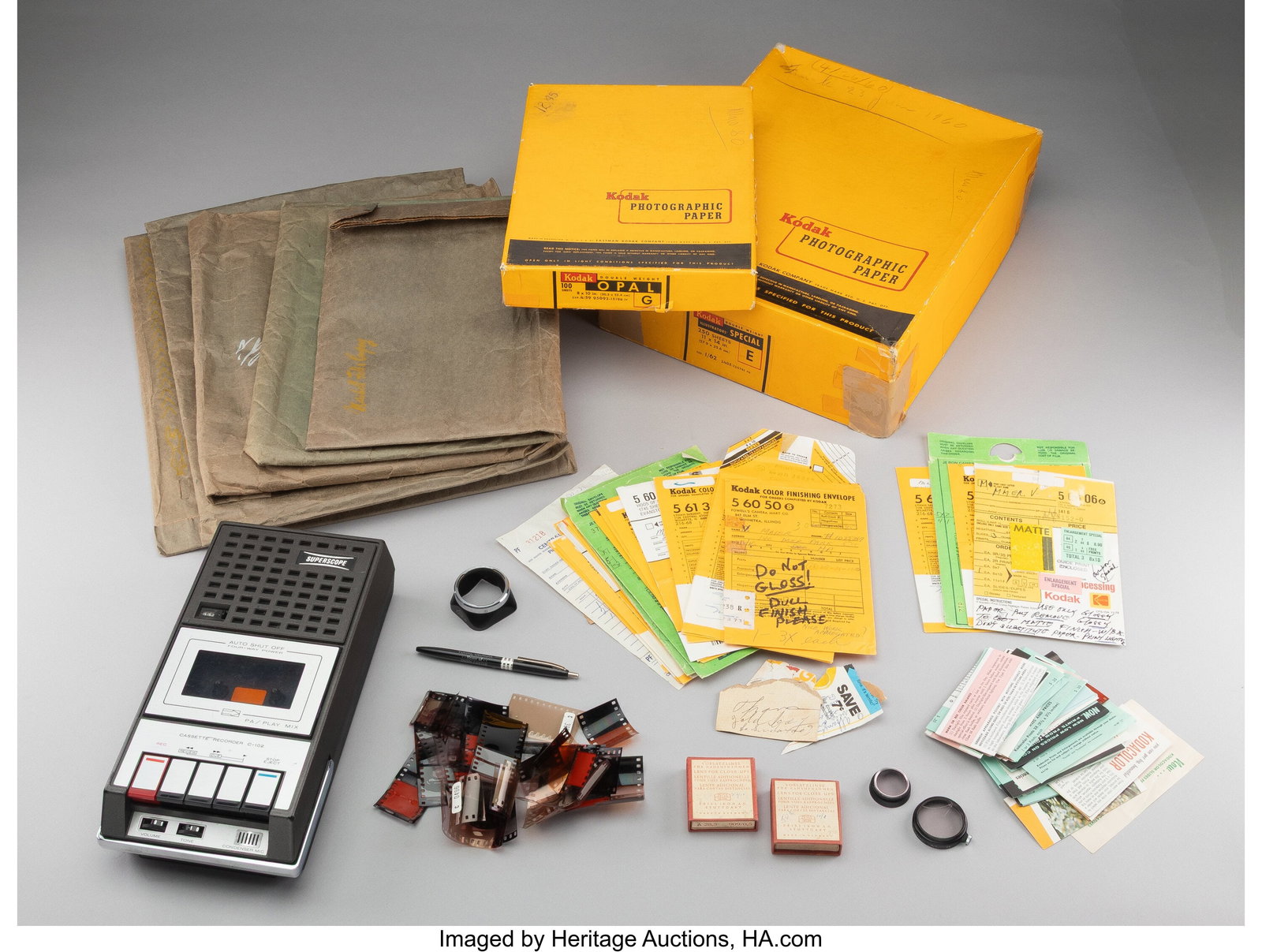 Various Group of Photography Items and Ephemera  (1 of 1)