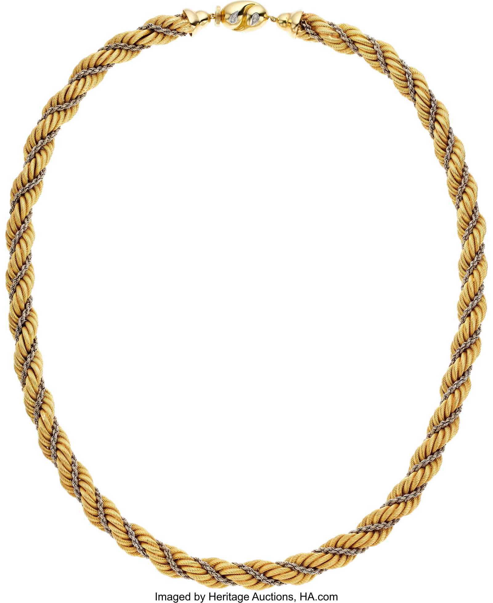 Carlo Montaldi Diamond, Gold Necklace Stones: F (1 of 1)