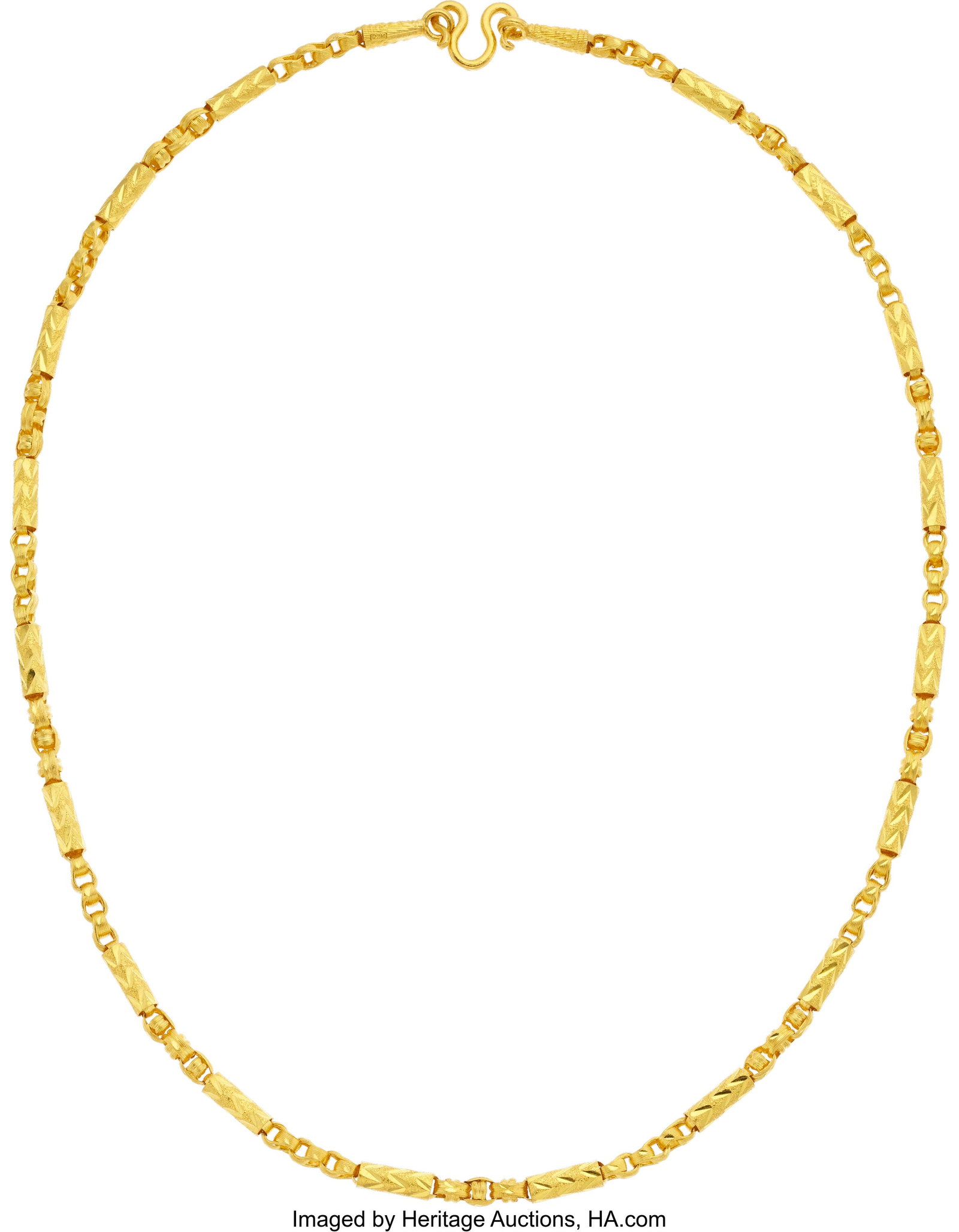 Gold Necklace Metal: High karat gold Weight: 30 (1 of 1)