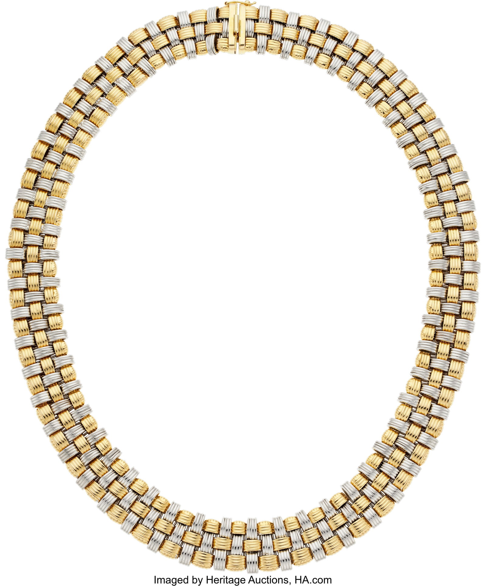Gold Necklace Metal: 14k white and yellow gold  (1 of 2)