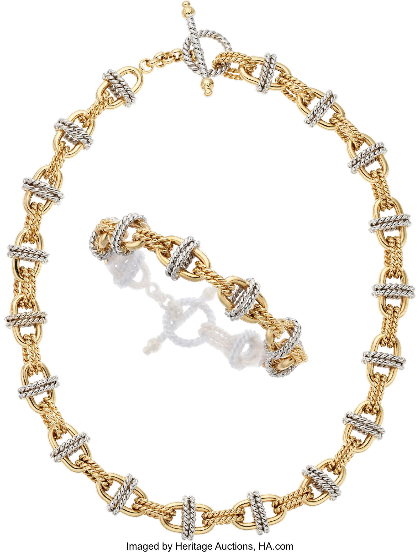 Gold Jewelry Suite Metal: 14k white and yellow  (1 of 2)