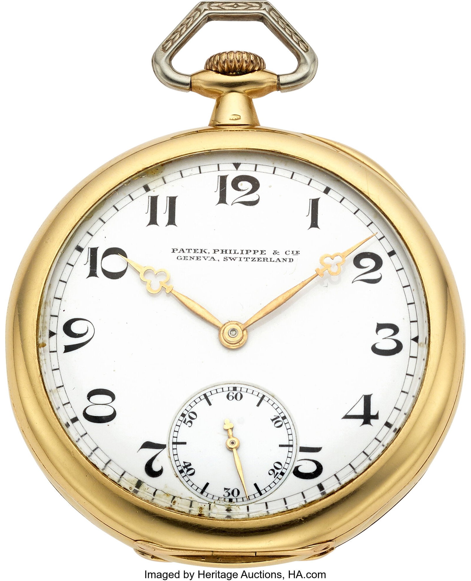 Patek Philippe Gold Pocket Watch, circa 1919 Ca (1 of 3)