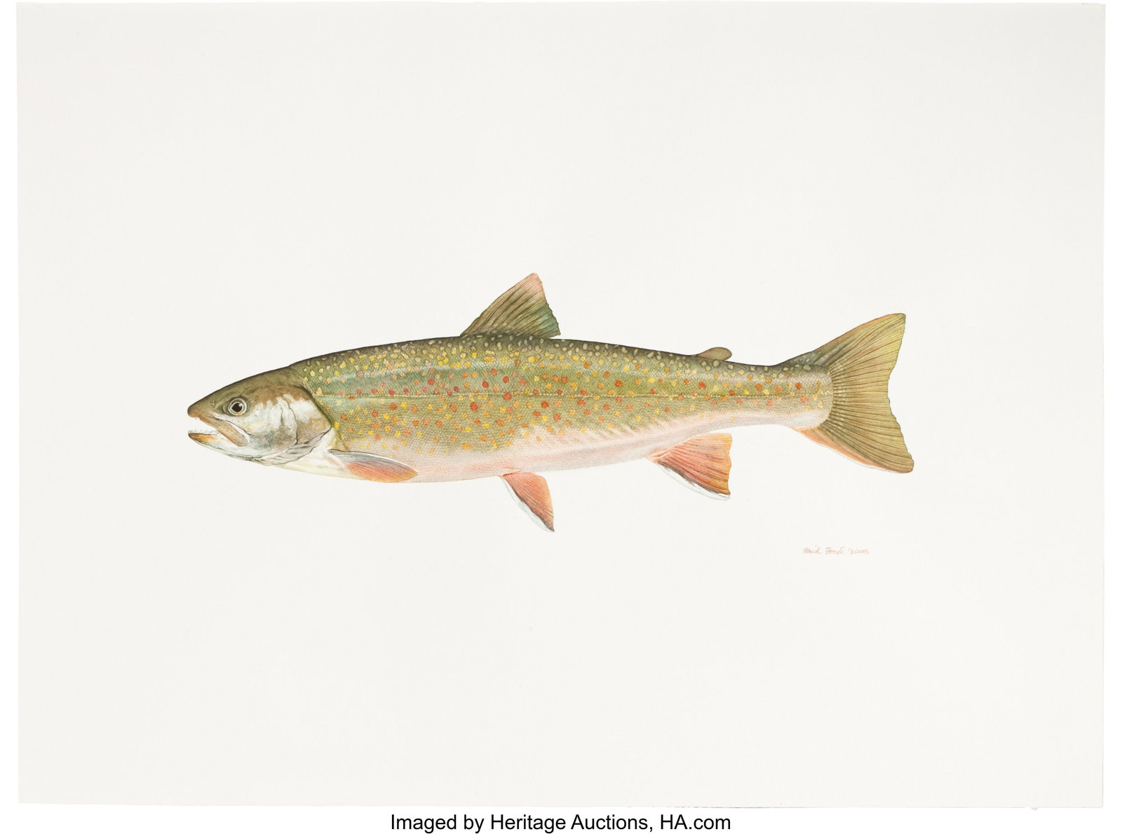 Flick Ford (American, b. 1954) Dolly Varden Trou (1 of 3)