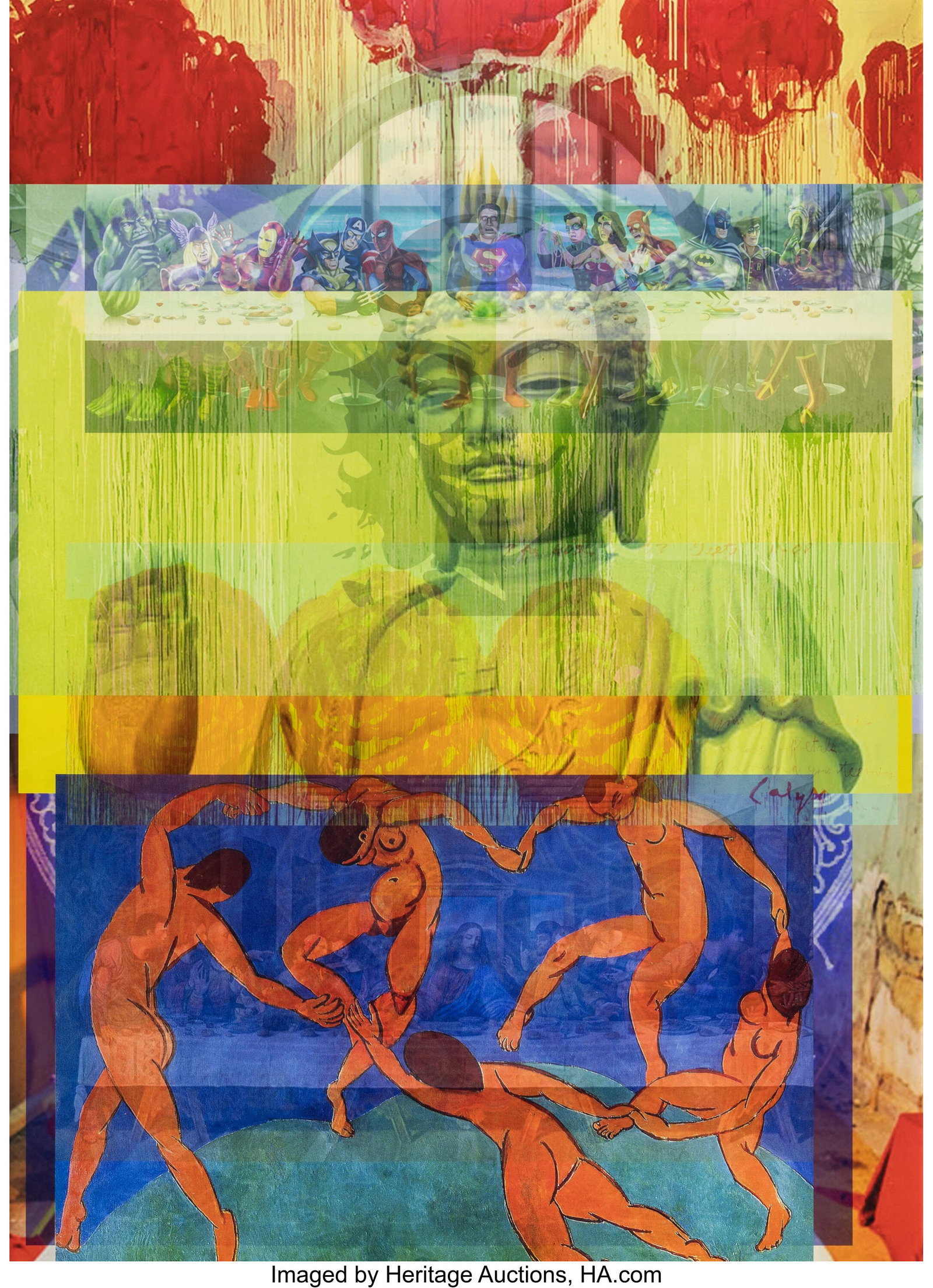 Marc Lafia (b. 1955) Untitled, 2019 Dye bleach p (1 of 3)