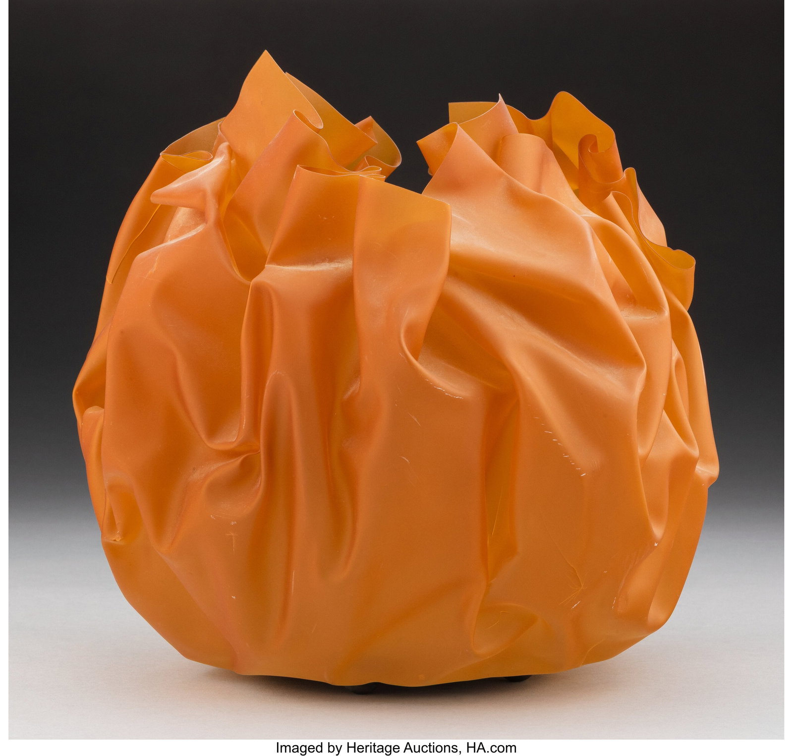 A Godley-Schwan Crinkle Table Lamp, 1996 Applied (1 of 5)