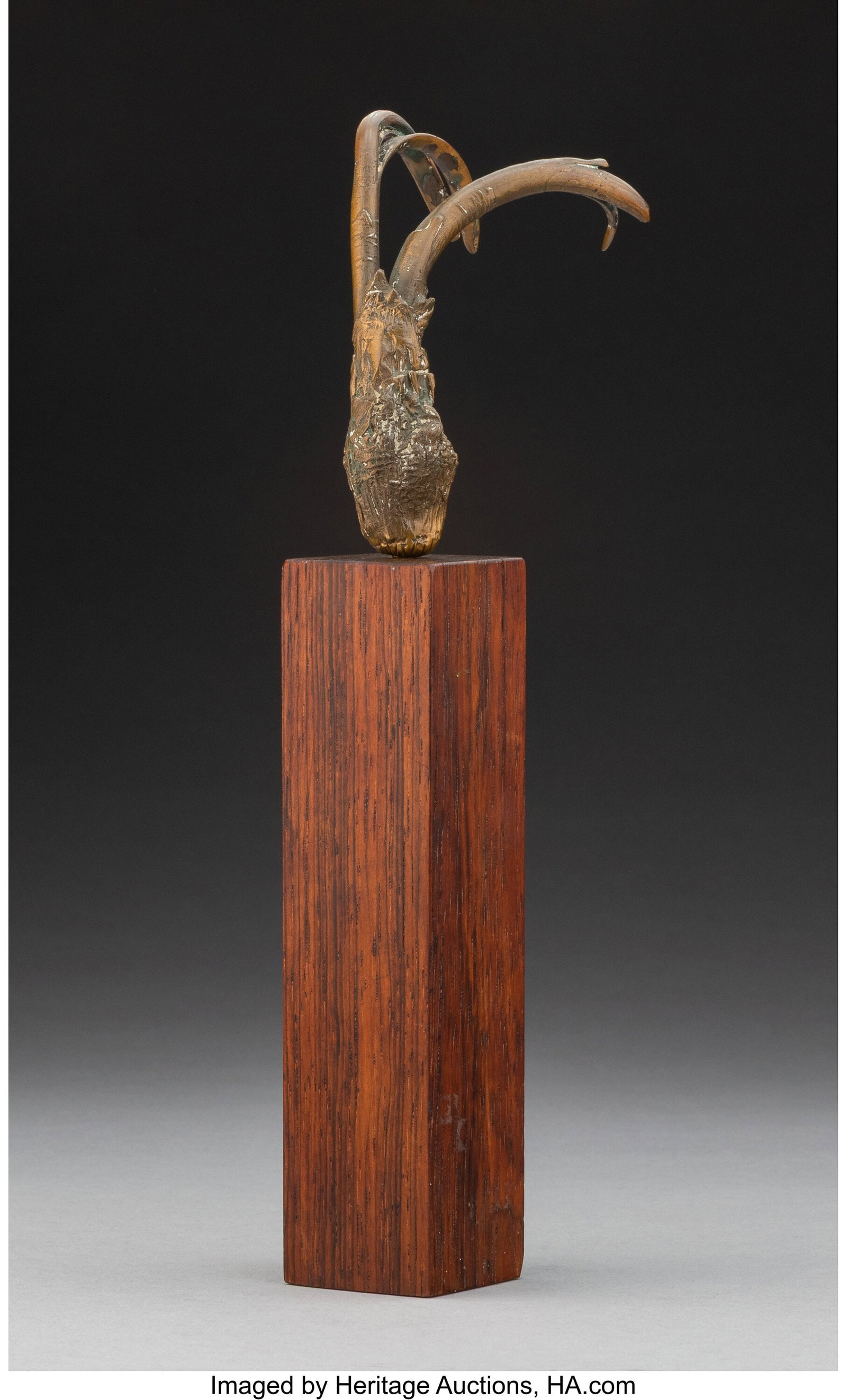 Judith Peck (American, b. 1957) Towering Onion, : Judith Peck (American, b. 1957) Towering Onion, 20th century Bronze 4 x 2 x 3 inches (10.2 x 5.1 x 7.6 cm) (work) PROVENANCE&colon