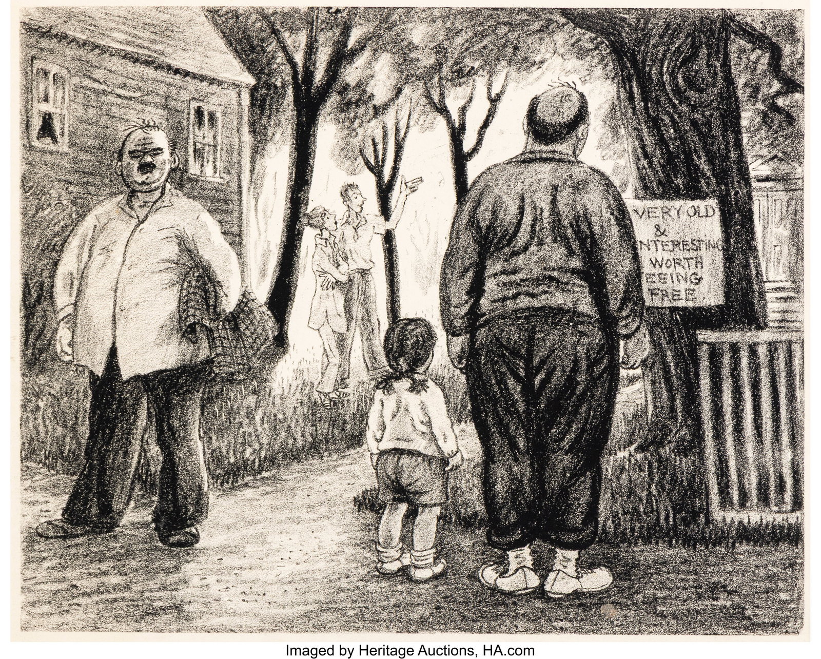 Peggy Bacon (American, 1895-1987) Sights of the  (1 of 3)