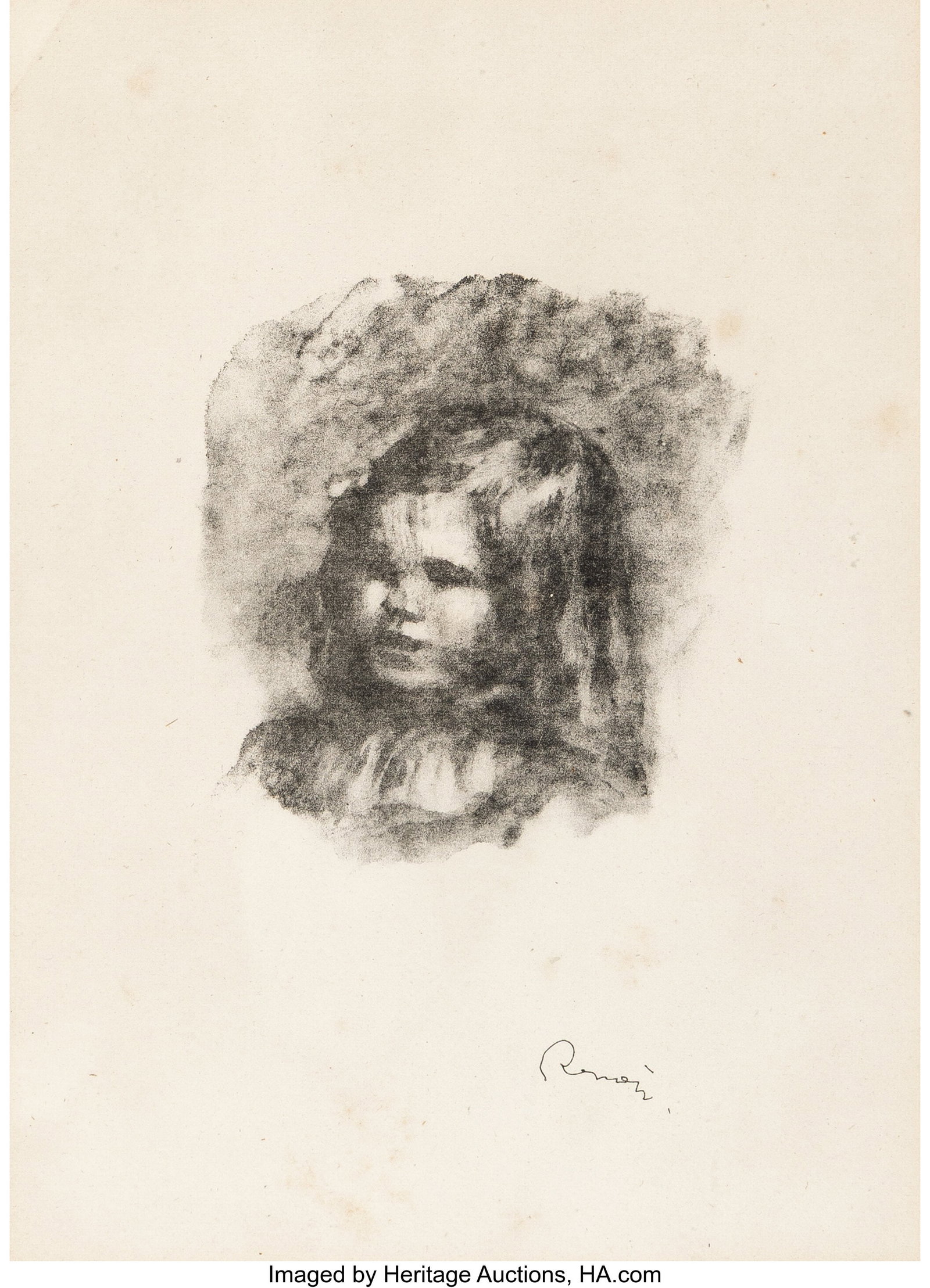 Pierre-Auguste Renoir (French, 1841-1919) Claude (1 of 3)