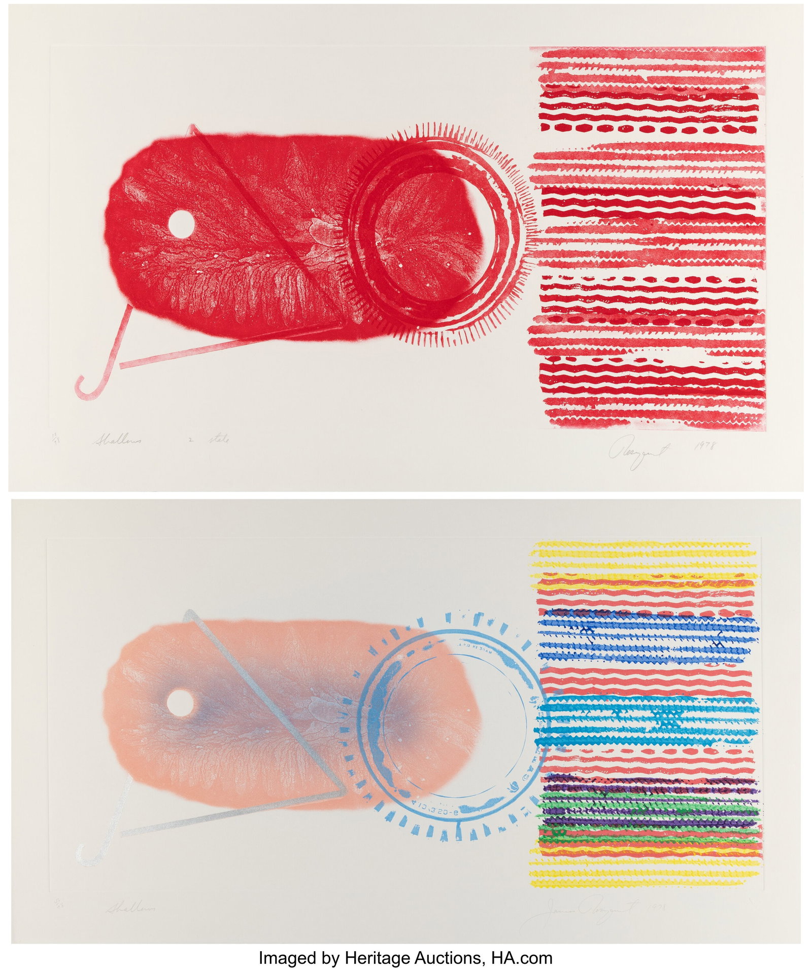 James Rosenquist (1933-2017) Shallows; Shallows  (1 of 5)