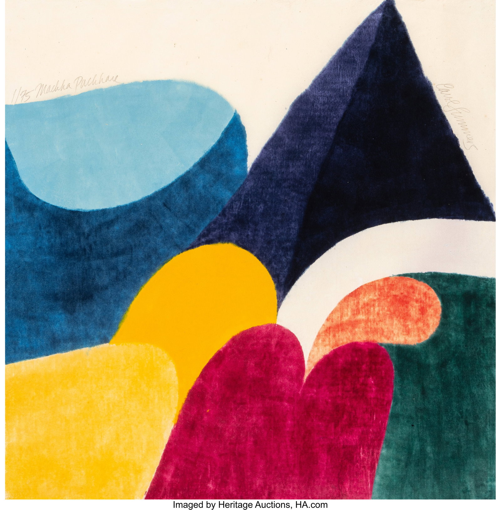 Carol Summers (1925-2016) Machha Pukkare, 1974 W (1 of 2)